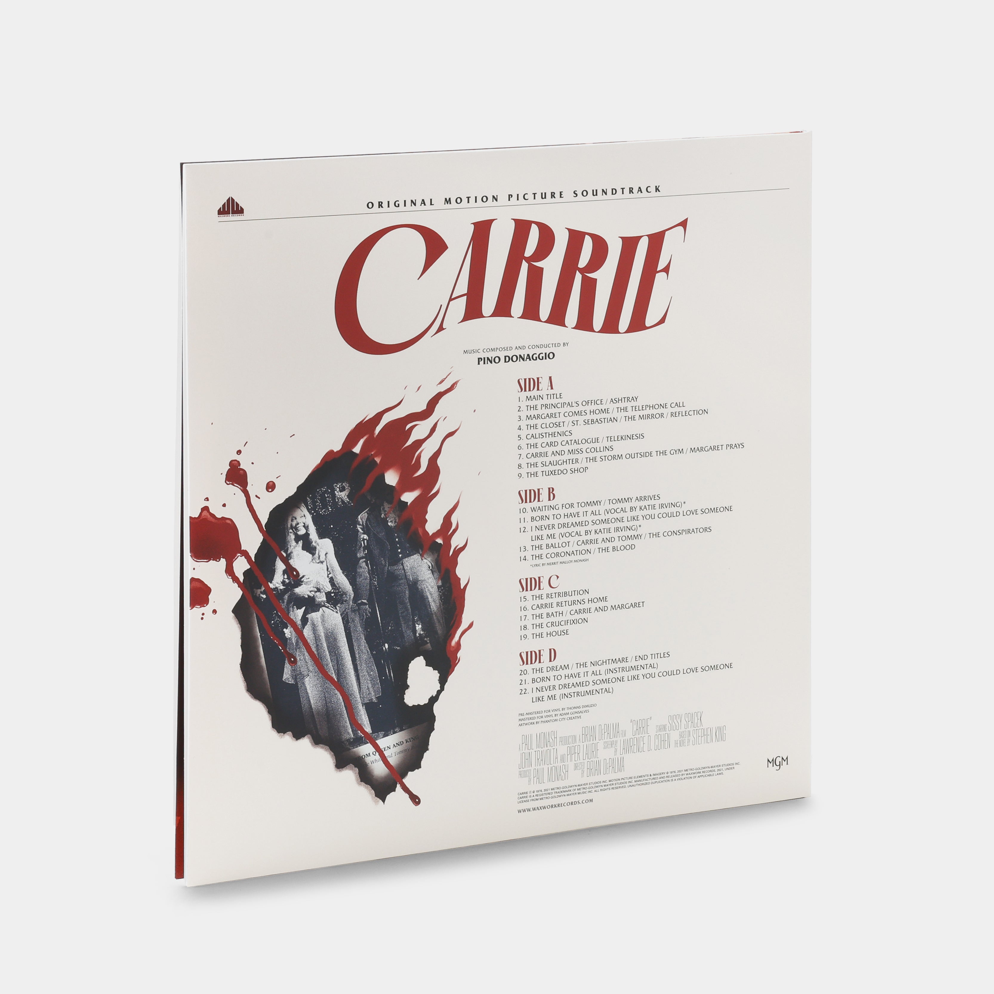Pino Donaggio - Carrie (Original Motion Picture Soundtrack) 2xLP Orange Smoke Vinyl Record