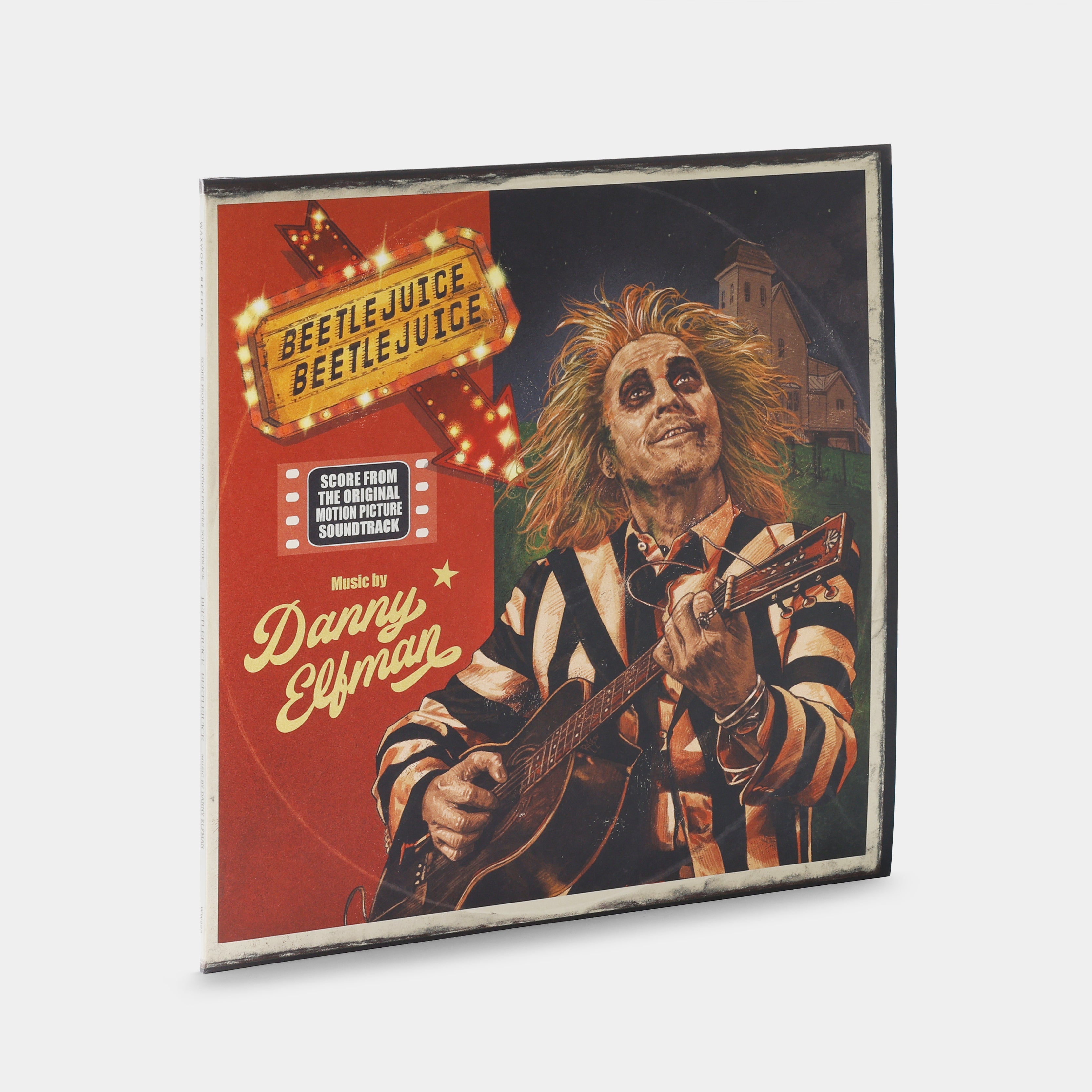 Danny Elfman - Beetlejuice Beetlejuice (Score From The Original Motion Picture Soundtrack) LP Lime Green & Blue (Light in the Attic Exclusive) Vinyl Record