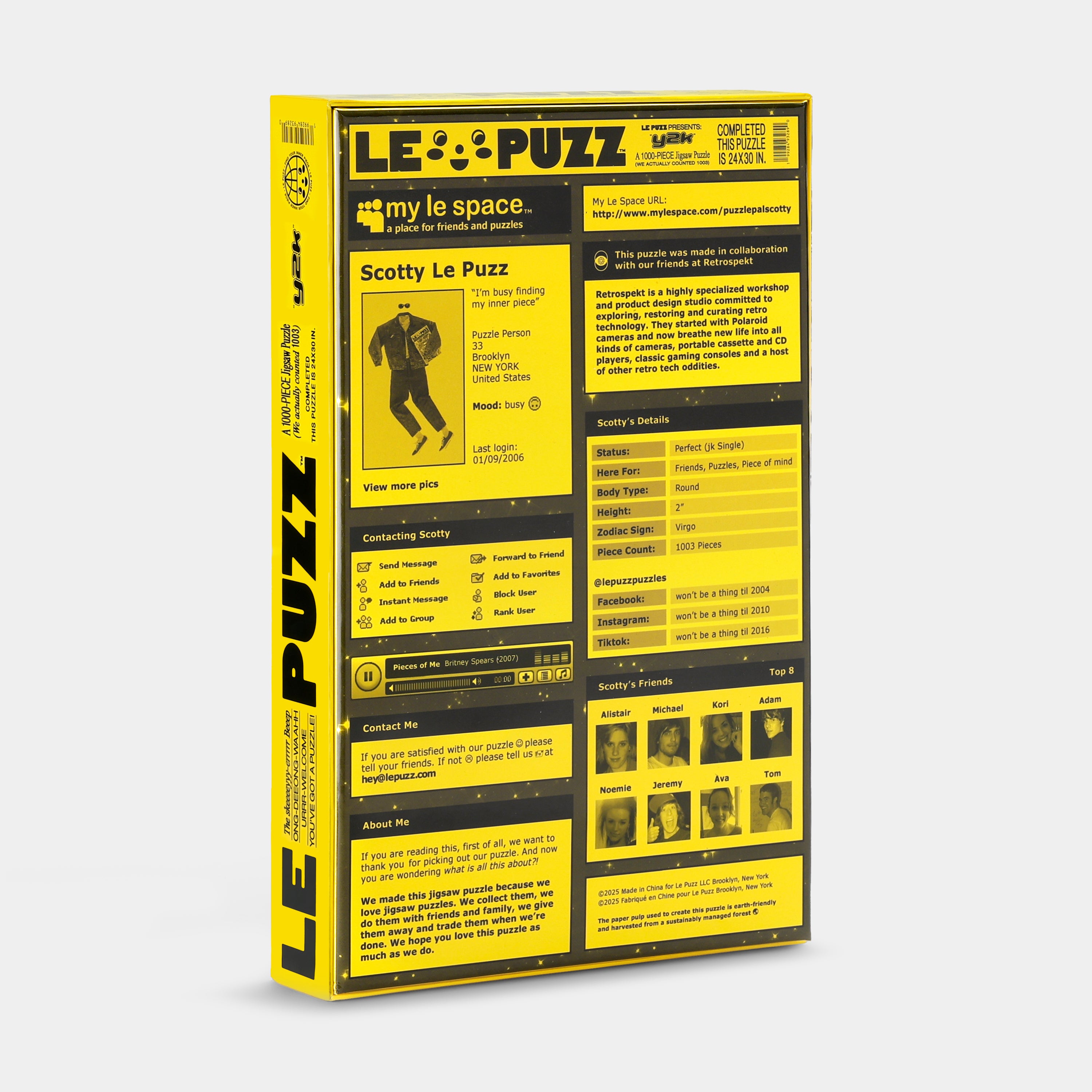 Le Puzz x Retrospekt Y2K Retro Tech 1000-Piece Puzzle