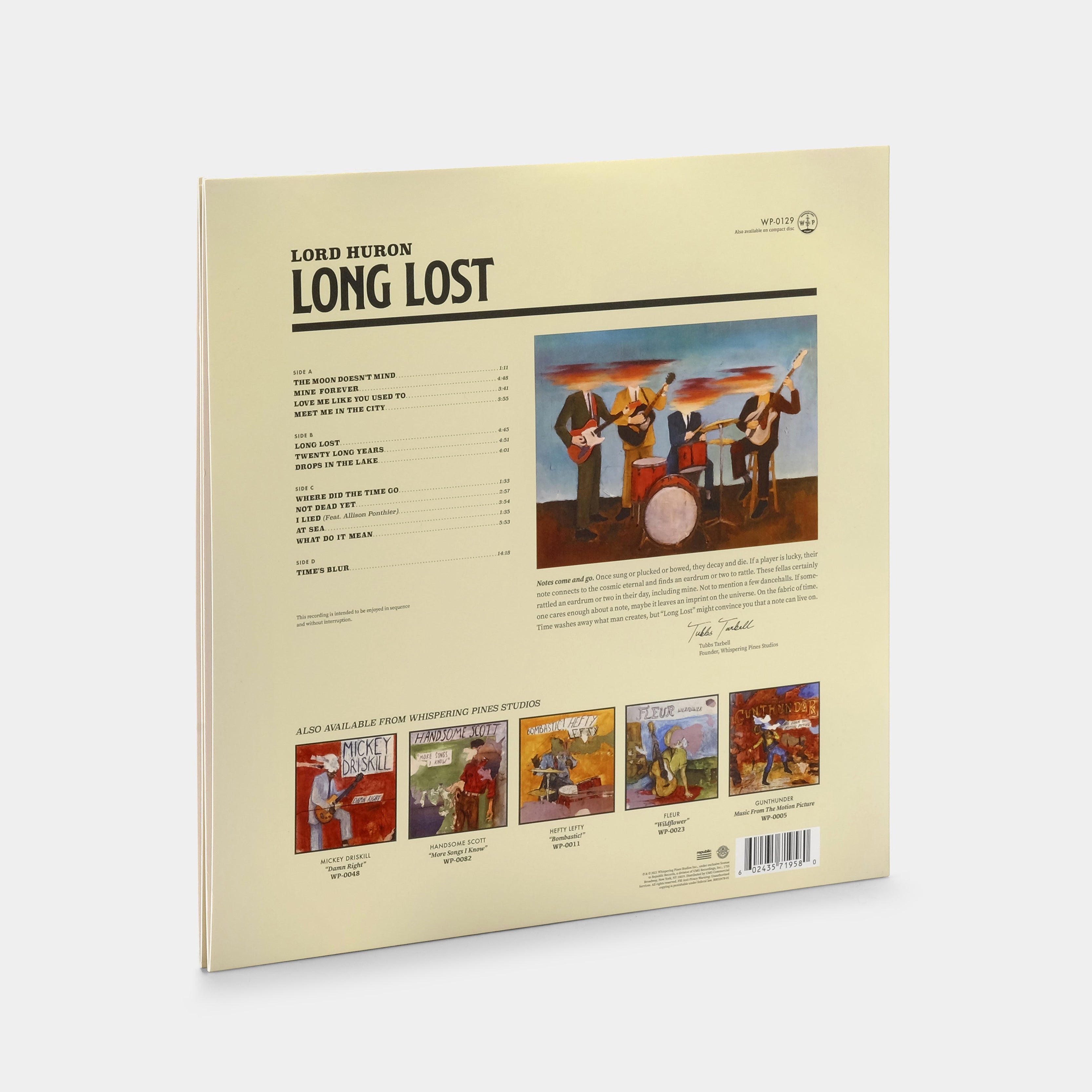 Lord Huron - Long Lost 2xLP Blue and Yellow Swirl Vinyl Record