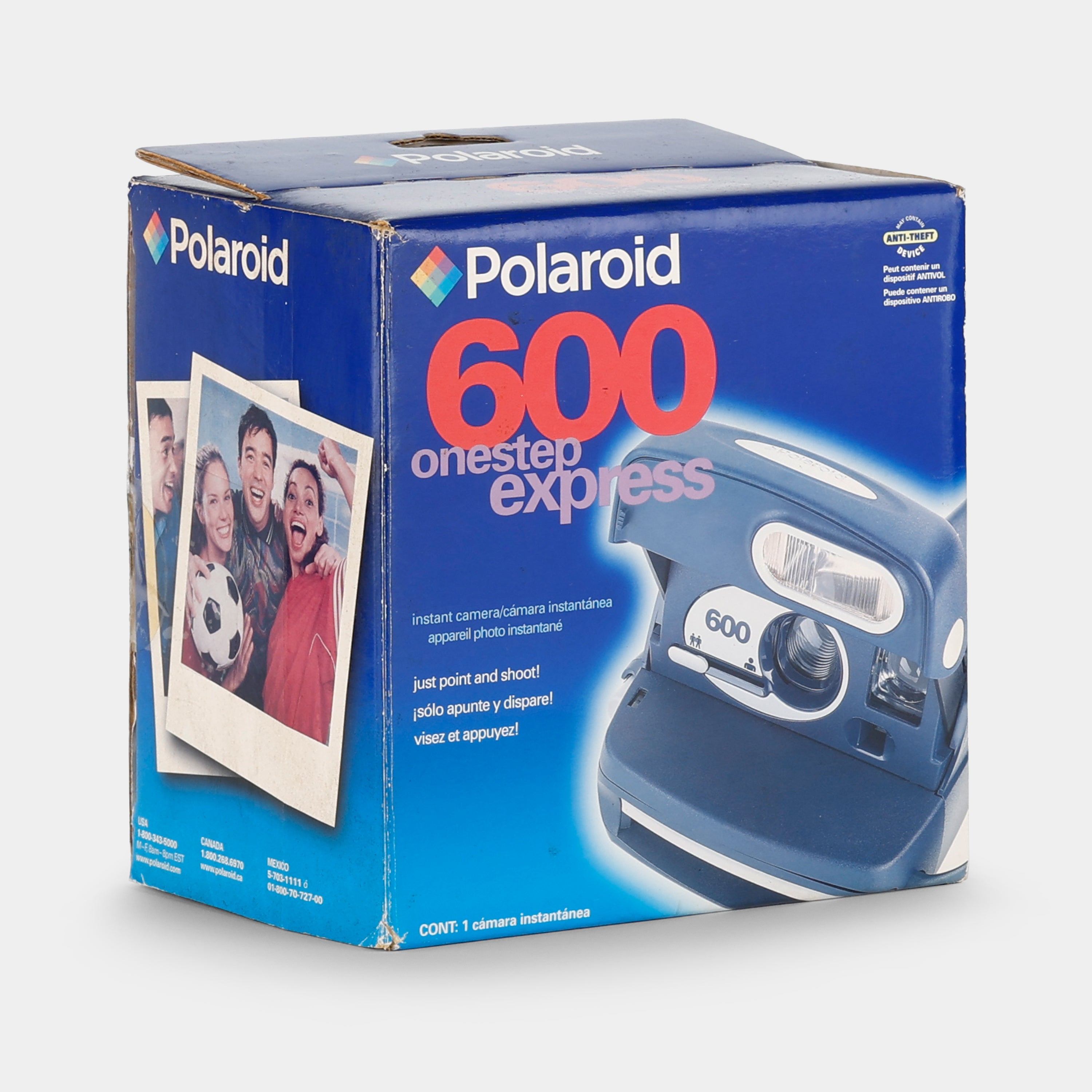 Polaroid 600 Blue OneStep Express Box