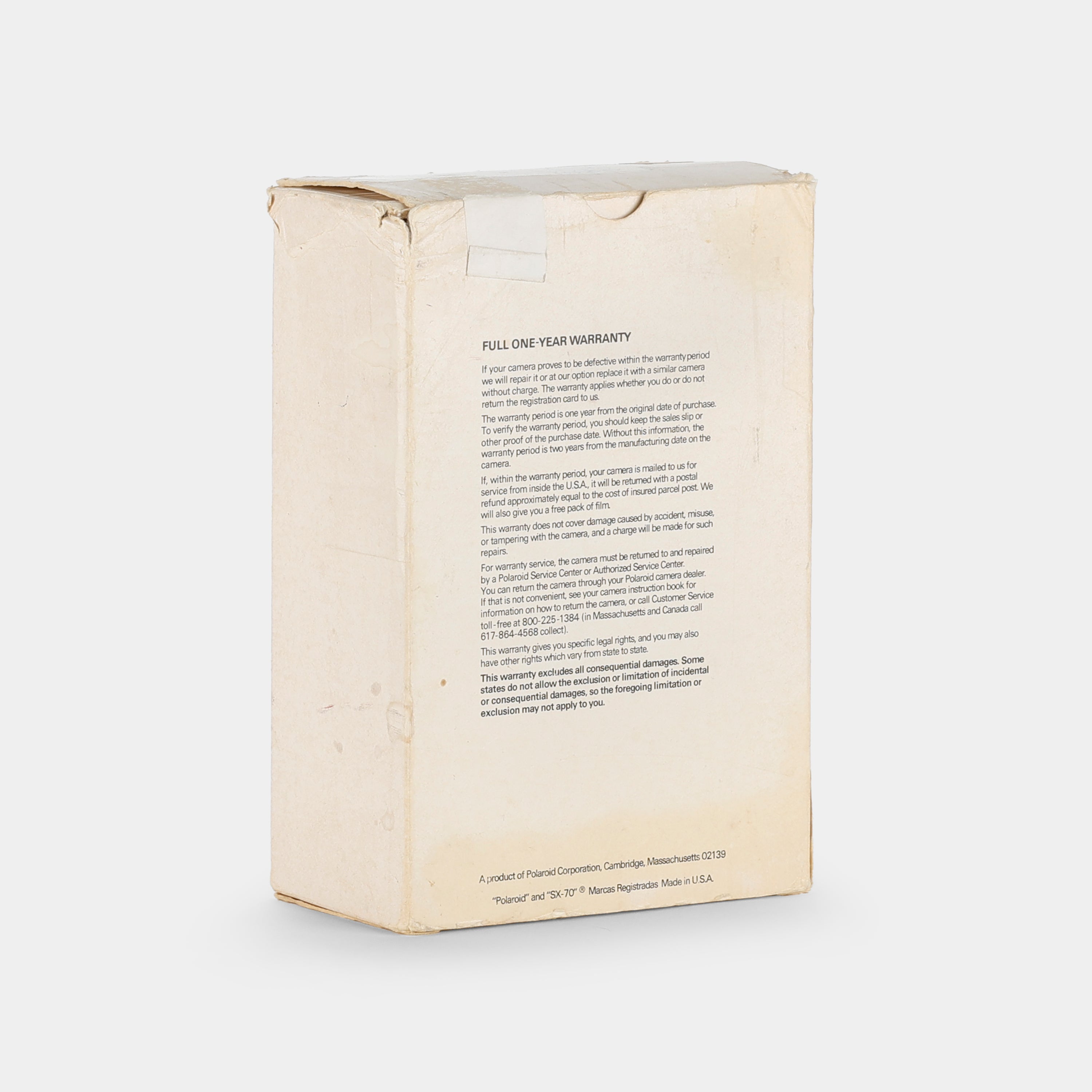 Vintage Polaroid Alpha 1 Model 2 SX-70 Land Camera Box