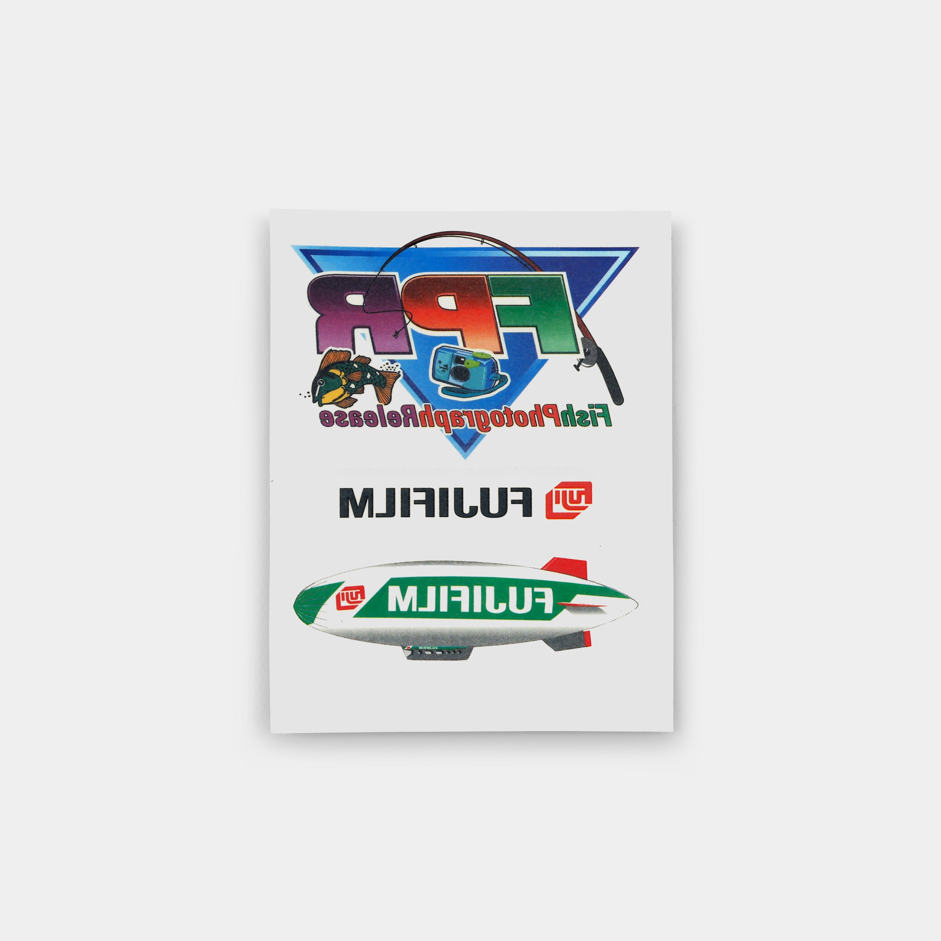 Fujifilm Blimp and Fish Photograph Release Temporary Tattoo Set