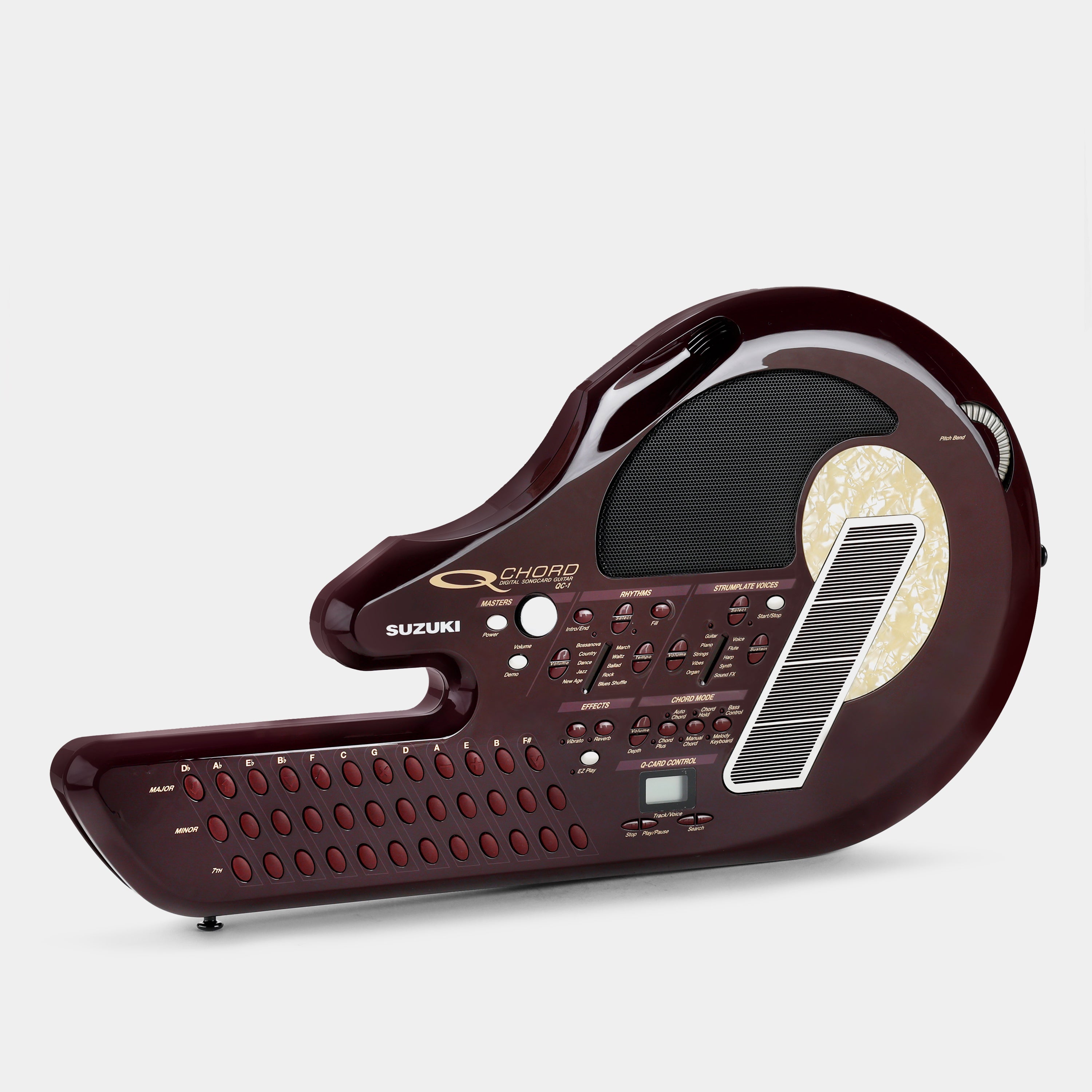 Suzuki QC-1 QChord Omnichord System with Cartridge, AC Adapter and Case