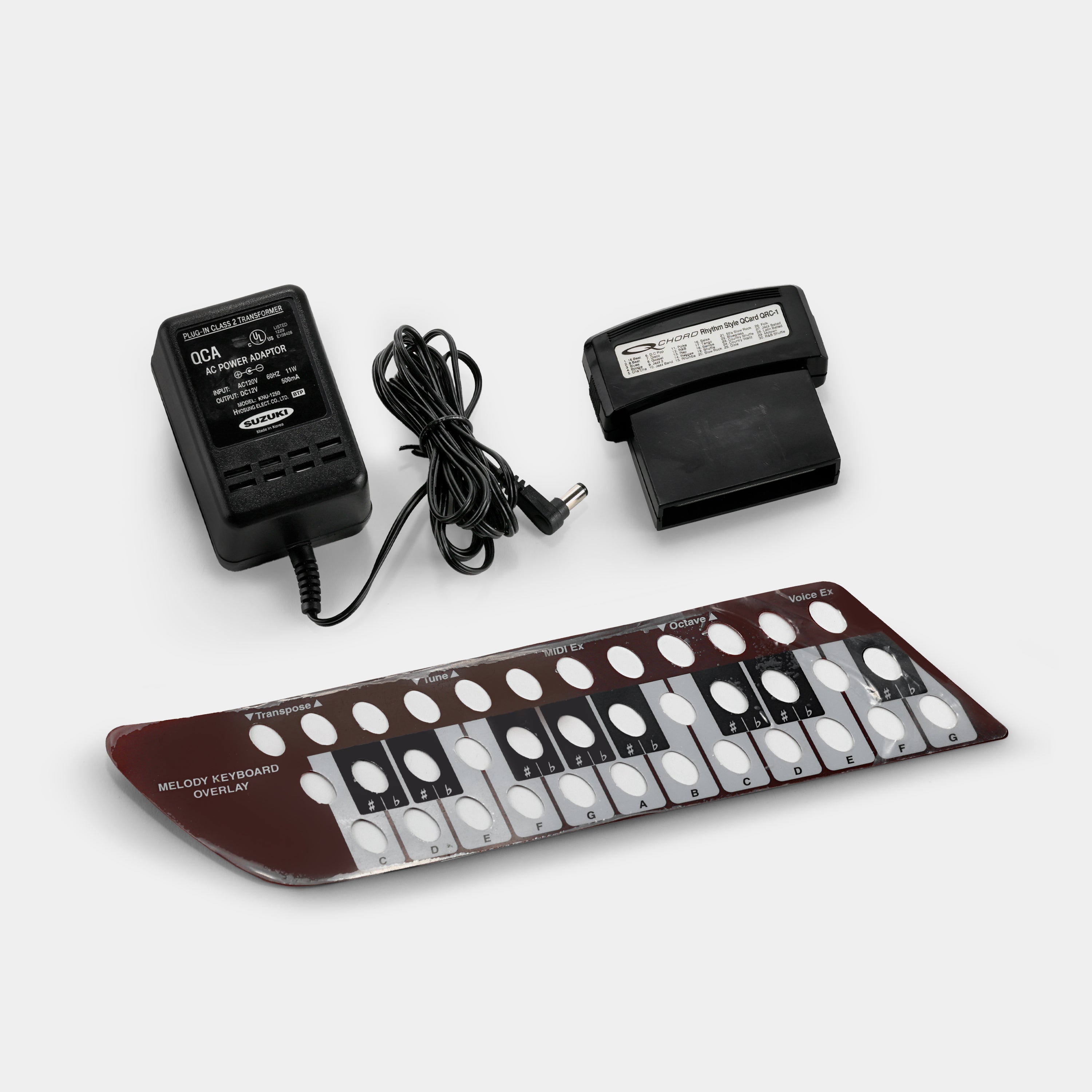 Suzuki QC-1 QChord Omnichord System with Cartridge, AC Adapter and Case