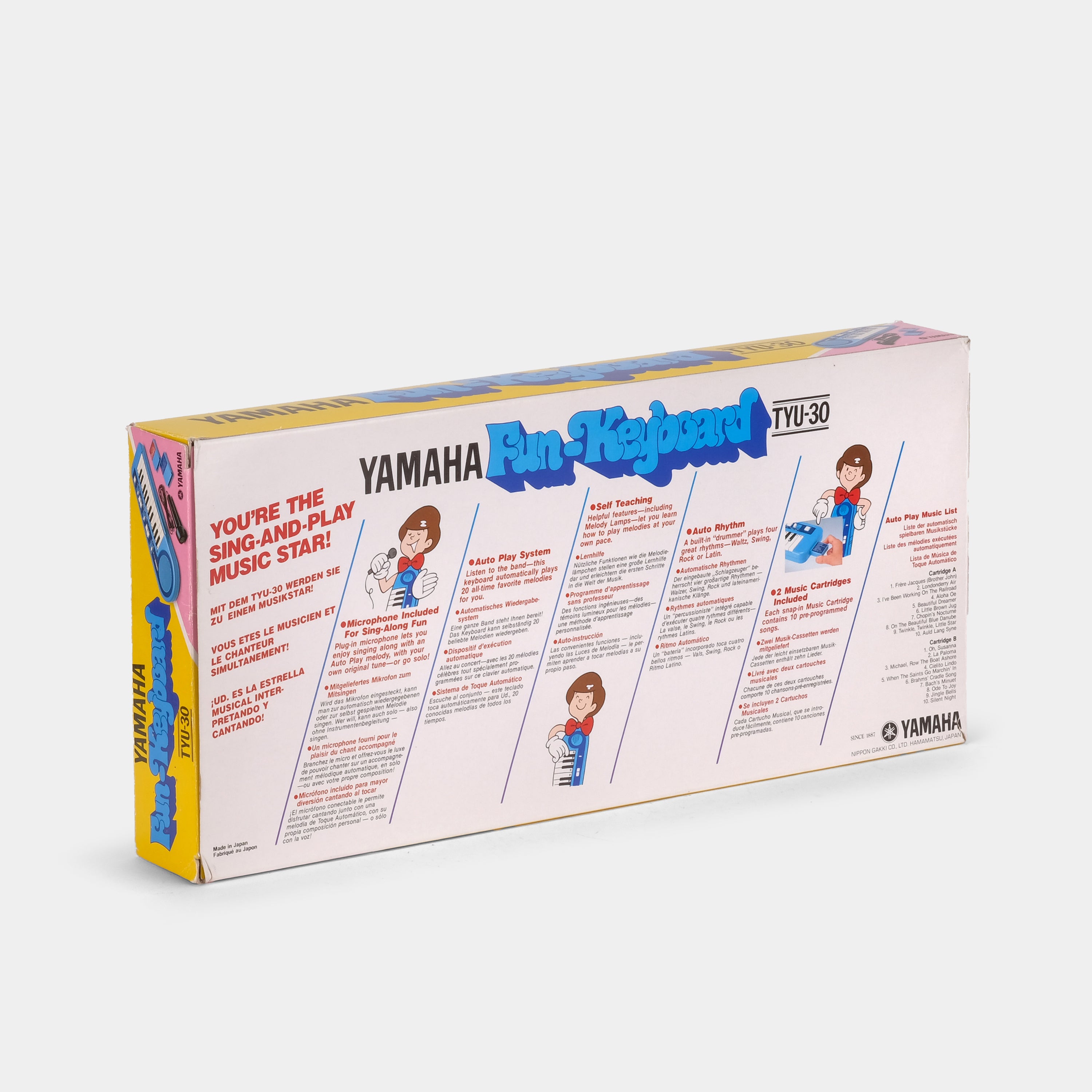 Yamaha Fun-Keyboard TYU-30 Blue Synthesizer Keyboard