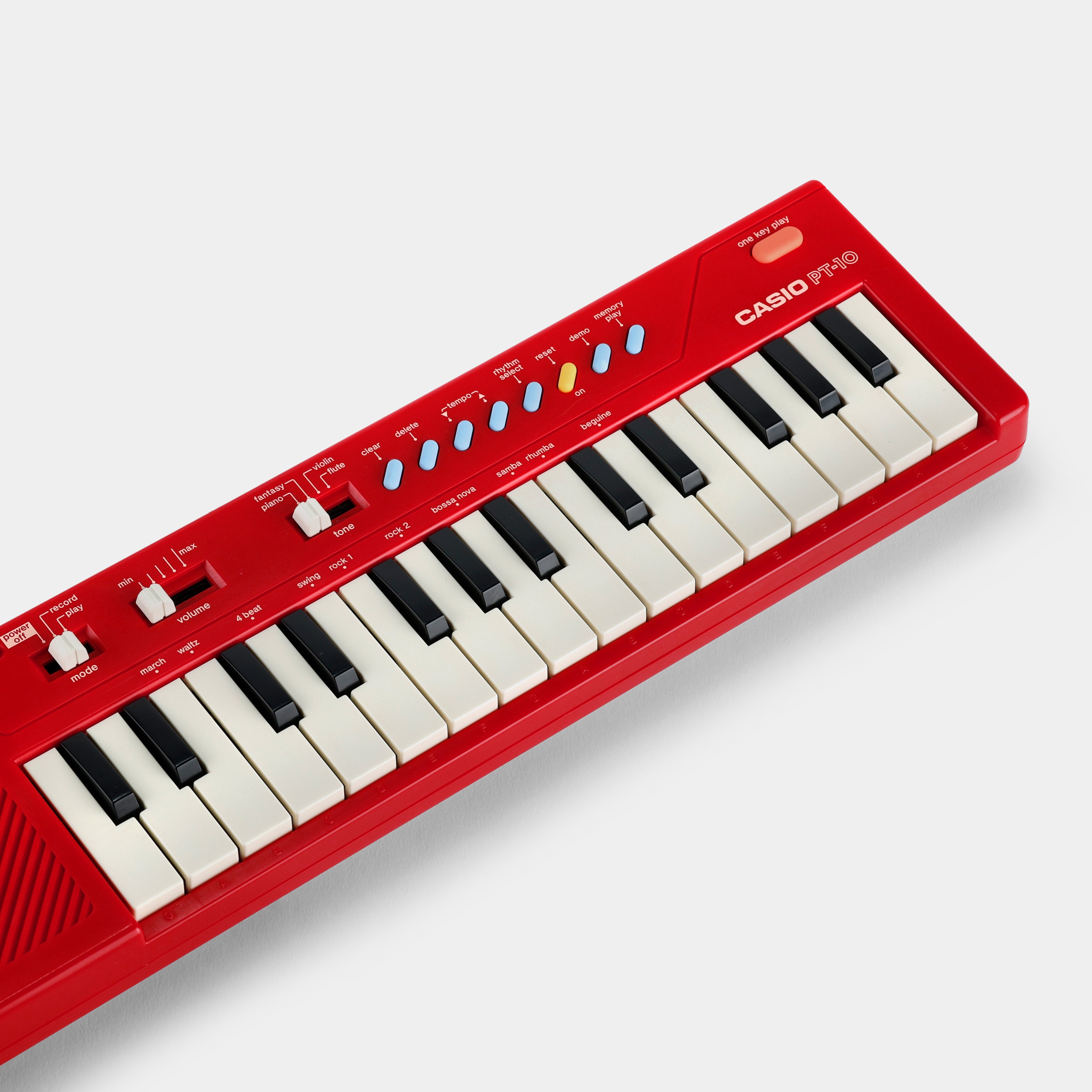 Casio PT-10 Red Mini Synthesizer