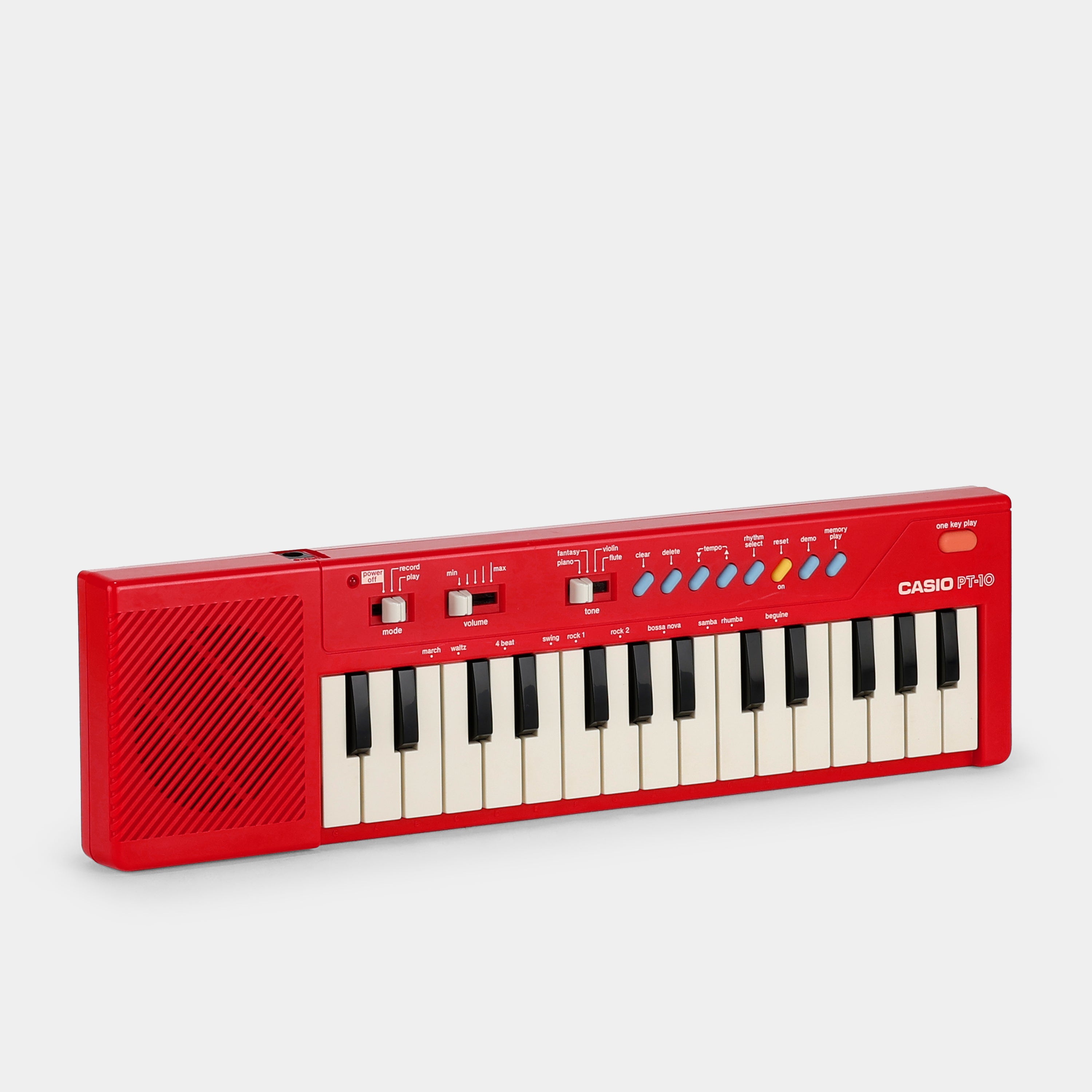 Casio PT-10 Red Mini Synthesizer
