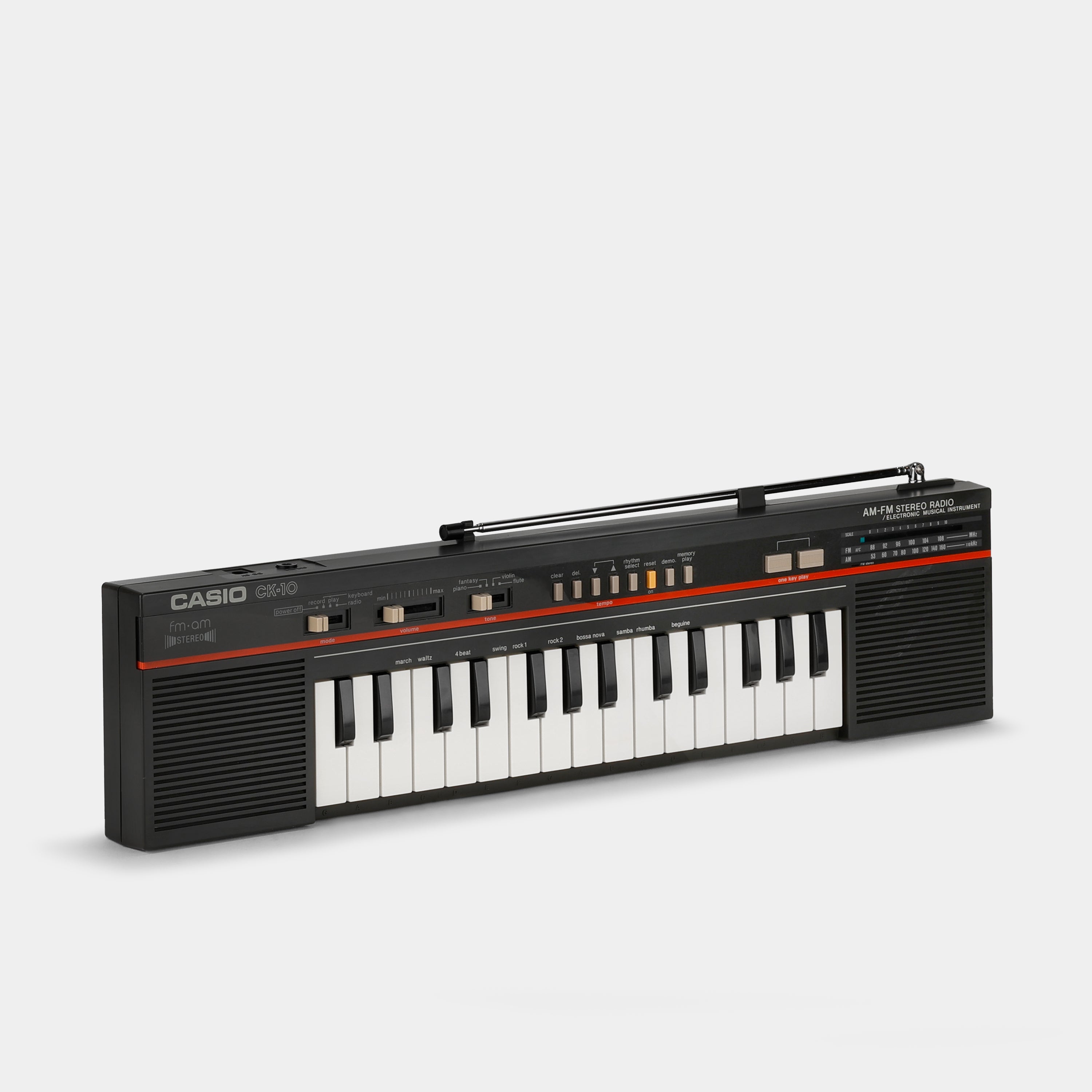 Casio CK-10 AM/FM Stereo Radio Synthesizer Keyboard