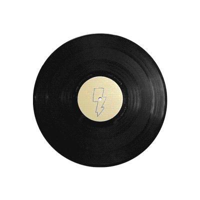 animation of shiny vinyl record