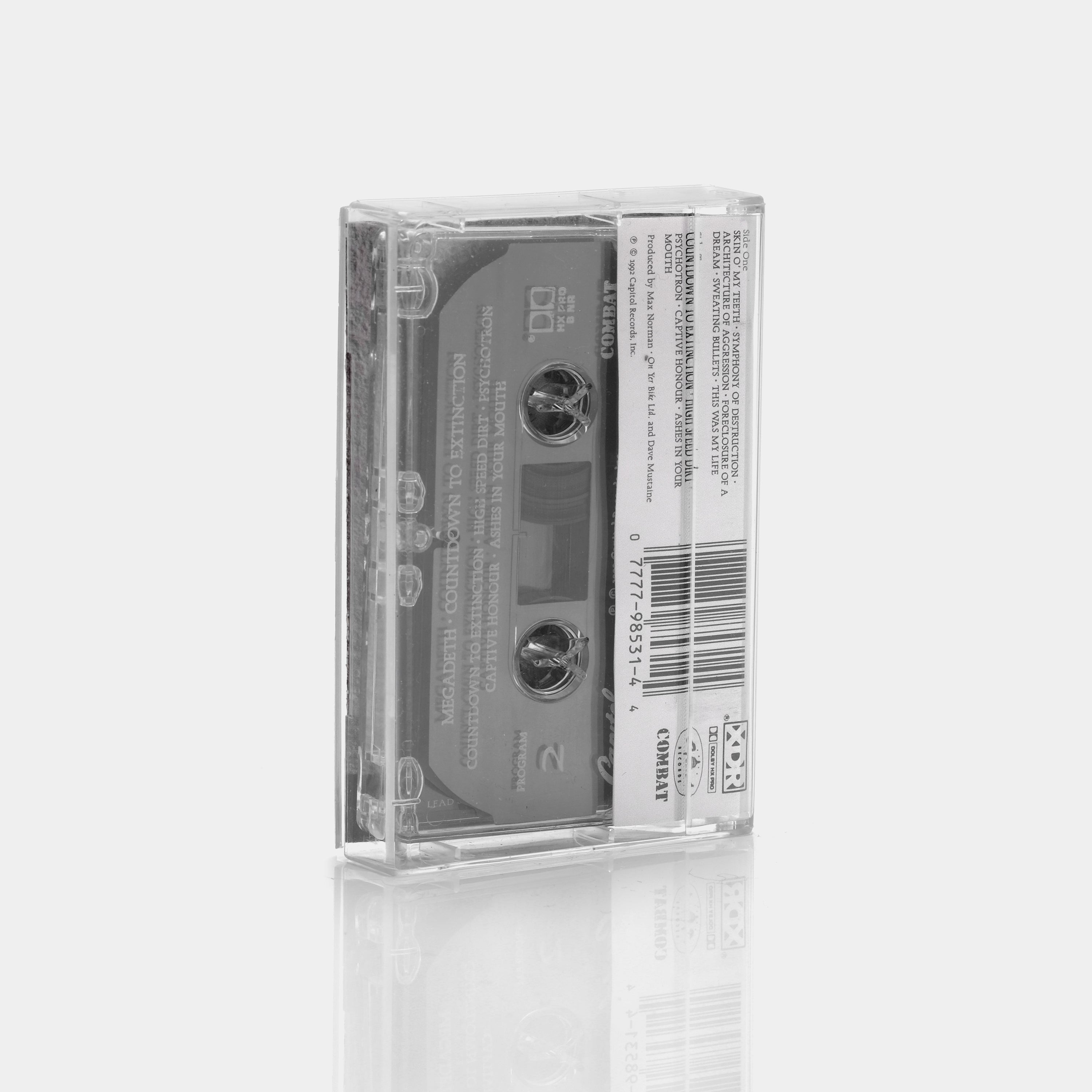 Megadeth - Countdown To Extinction Cassette Tape
