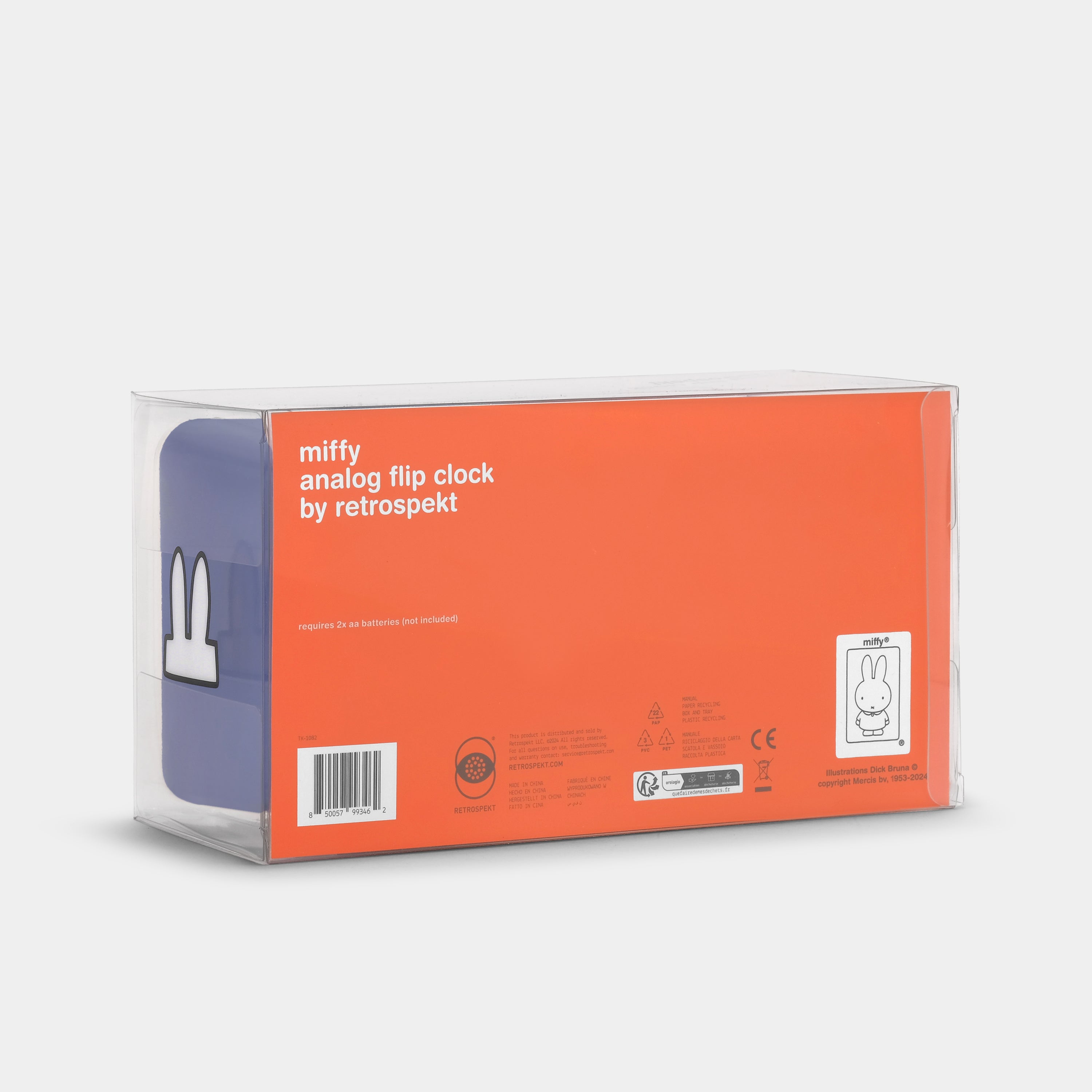 Miffy + Retrospekt Flip Clock (Open Box)