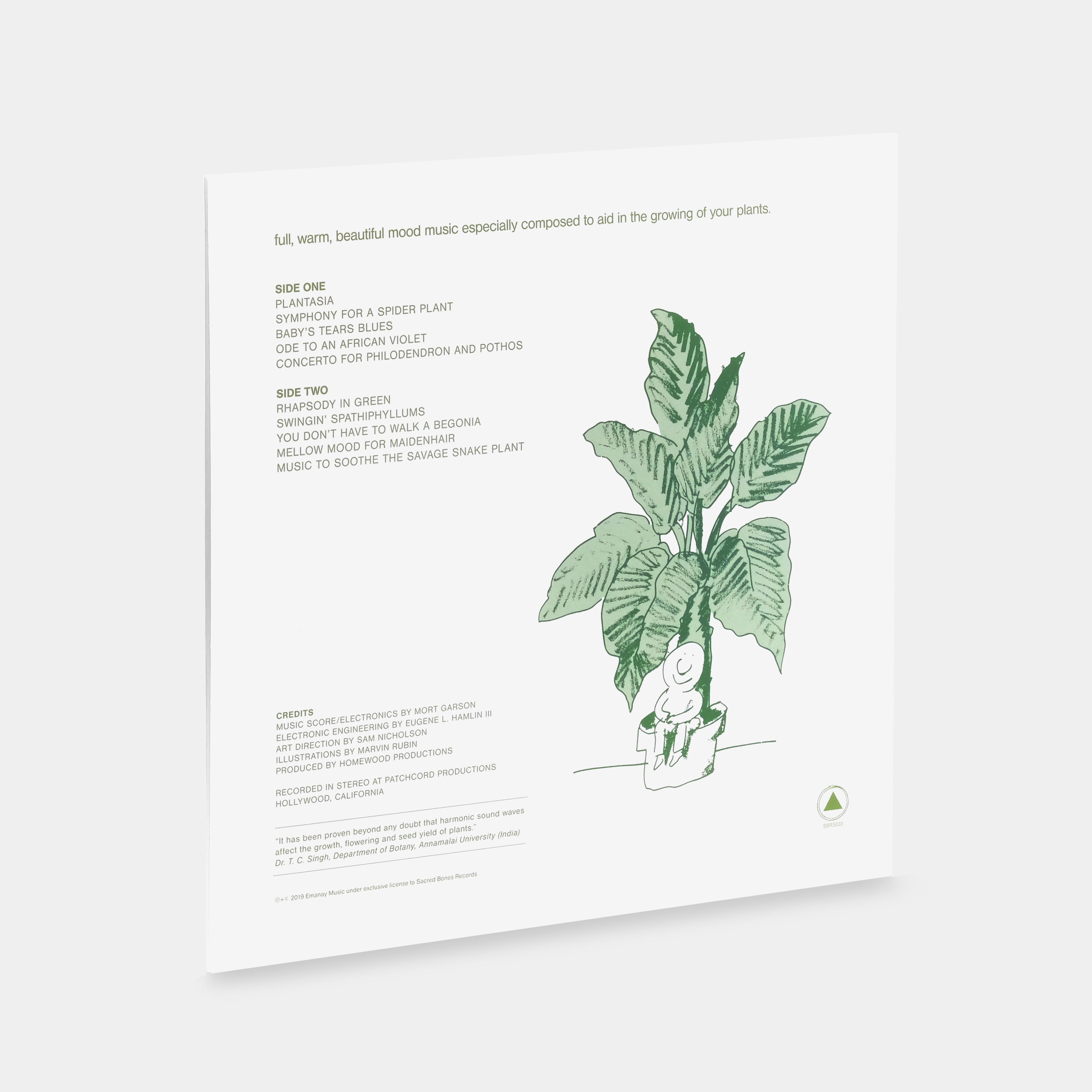 Mort Garson - Mother Earth's Plantasia LP Green Vinyl Record