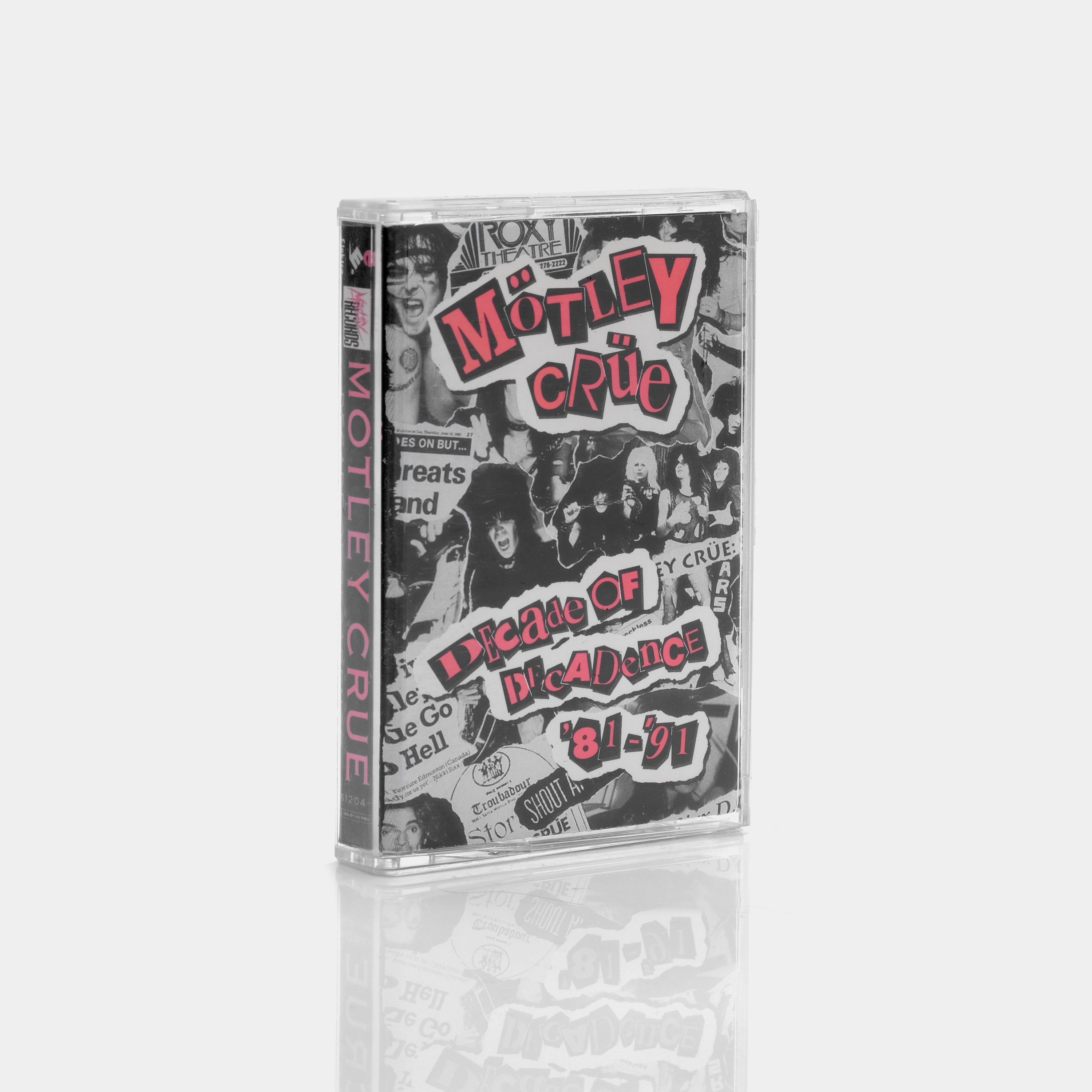 Mötley Crüe - Decade Of Decadence '81-'91 Cassette Tape