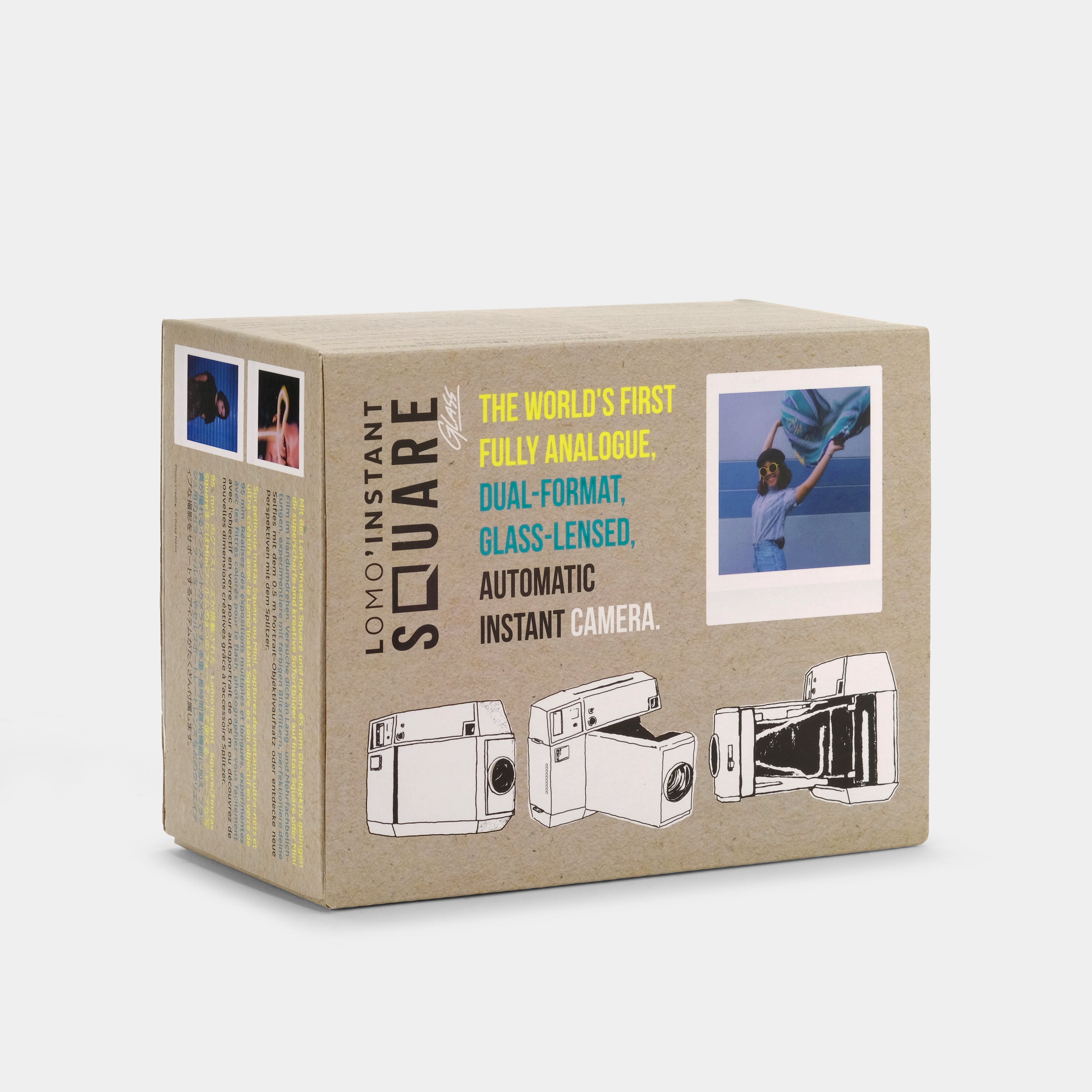 Lomography Lomo’Instant Square Glass Camera Black Edition Instant Film Camera