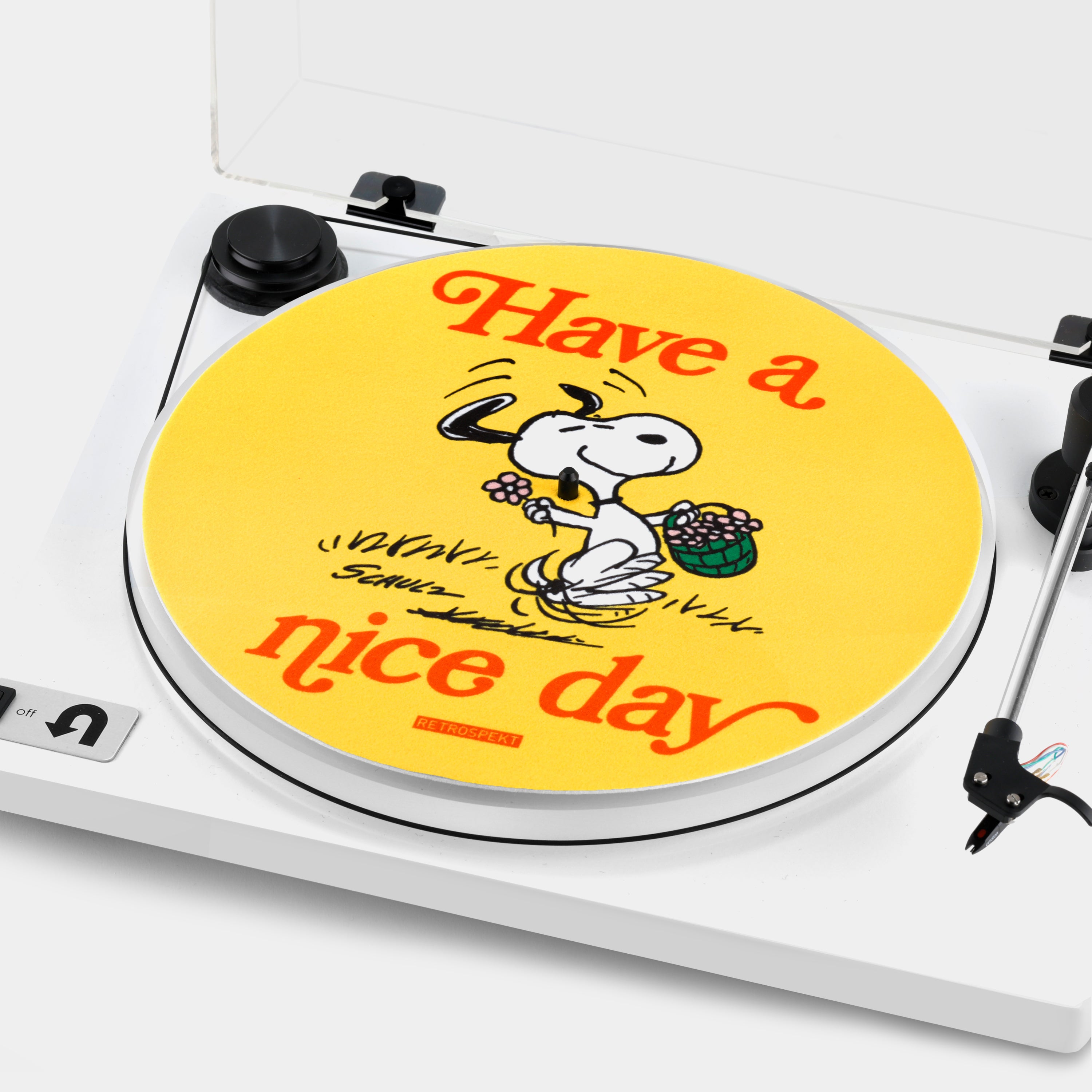 Snoopy "Have A Nice Day" Double-Sided Turntable Slipmat