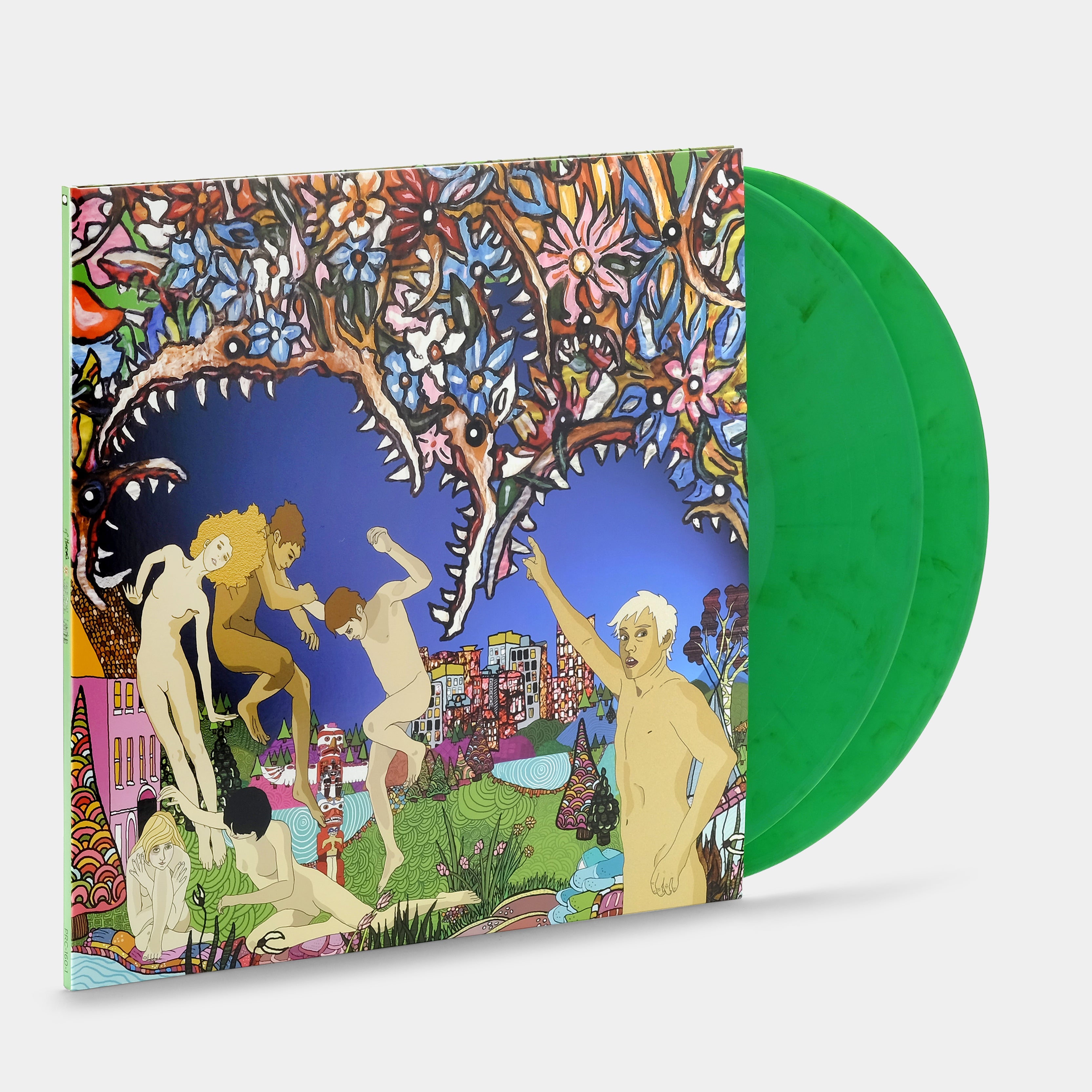 Of Montreal - Skeletal Lamping 2xLP Green Marble Vinyl Record