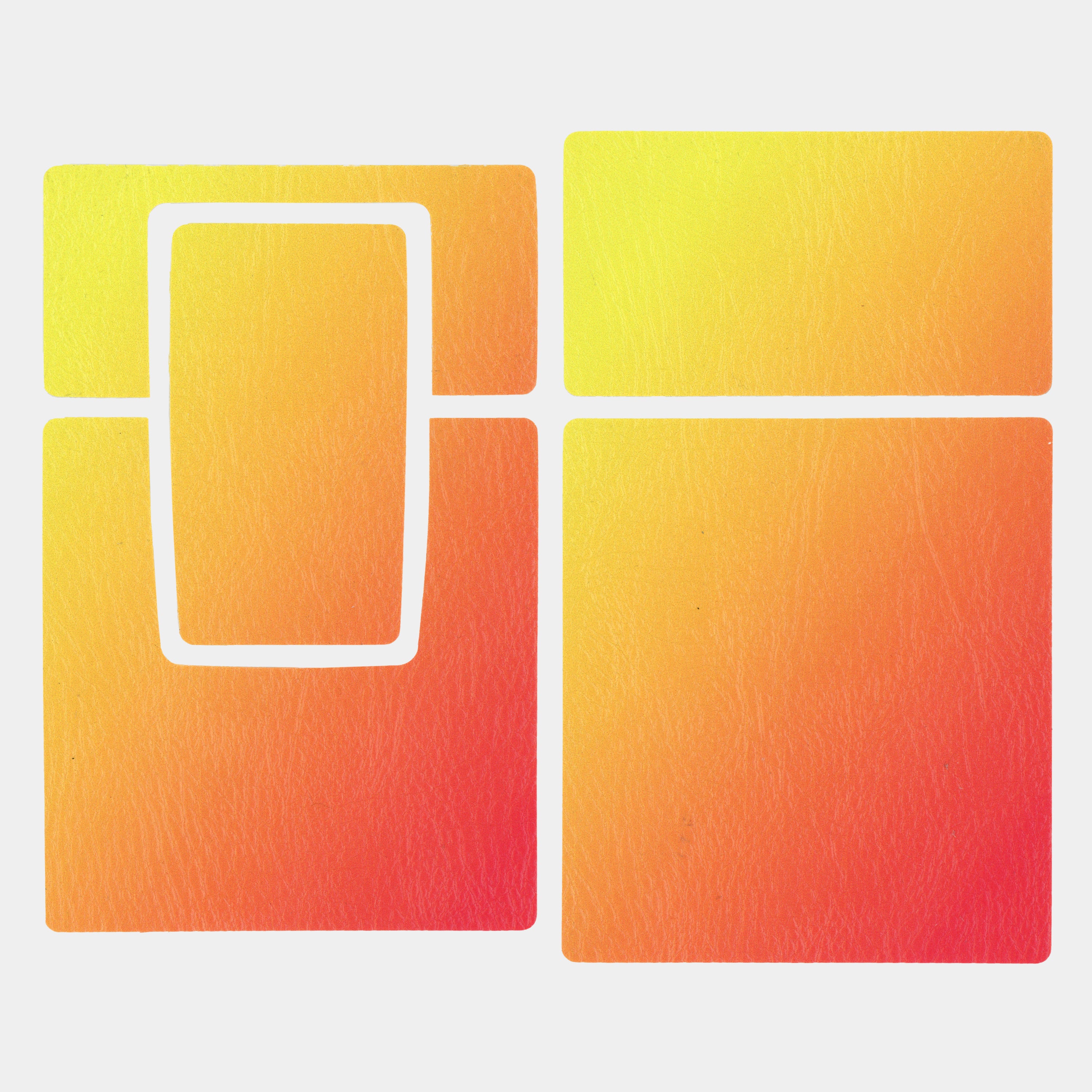 SX-70/SLR-680 Orange Gradient Vegan Leather Camera Skins