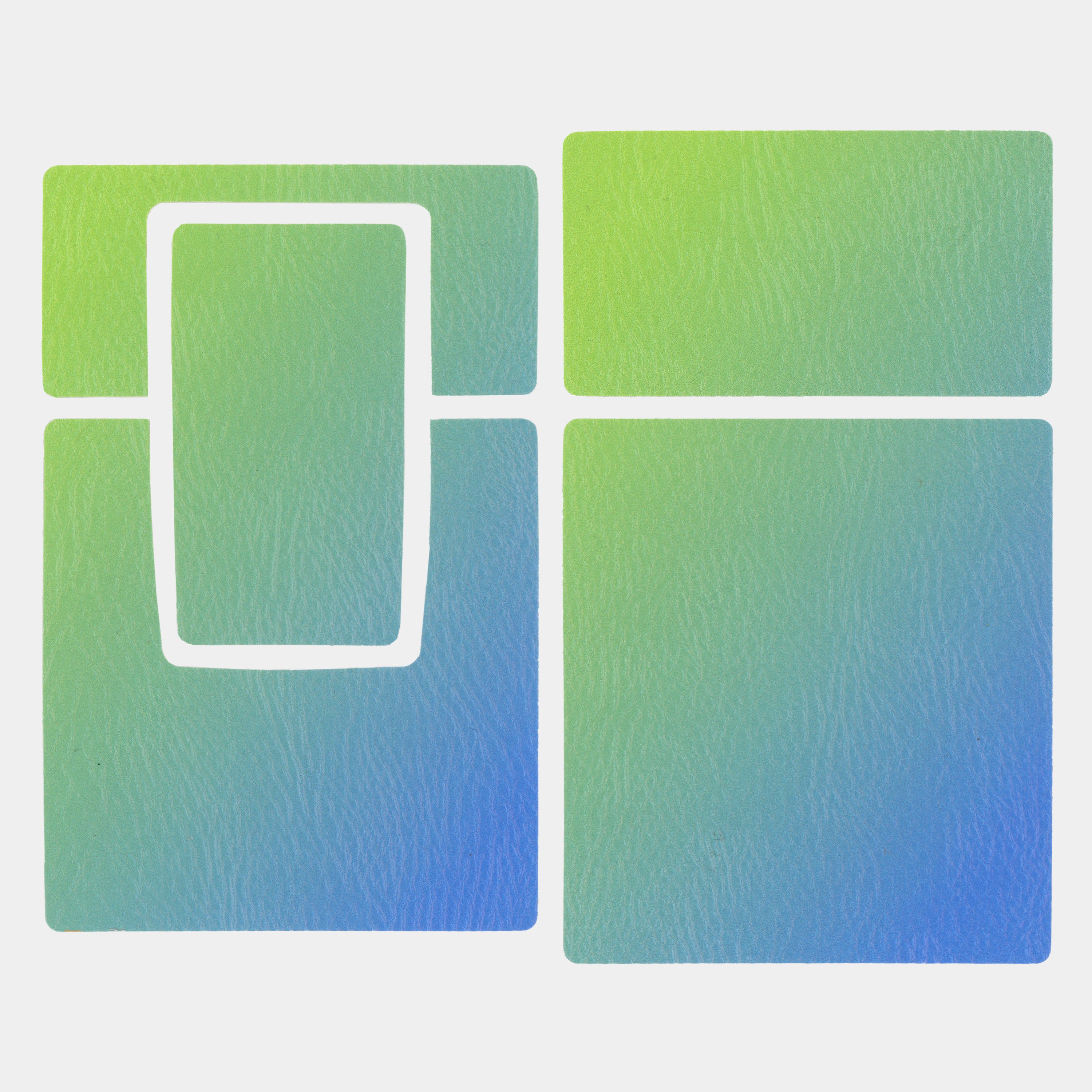 SX-70/SLR-680 Blue Gradient Vegan Leather Camera Skins