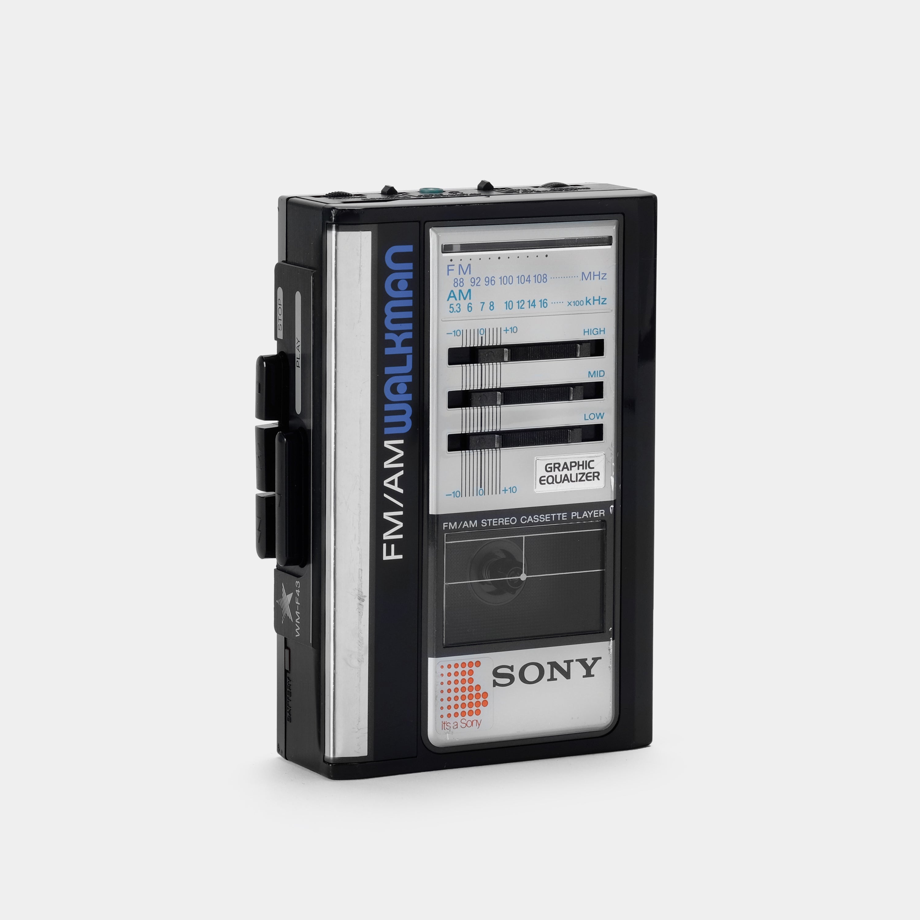 Sony Walkman WM-F33/F43 AM/FM Portable Cassette Player