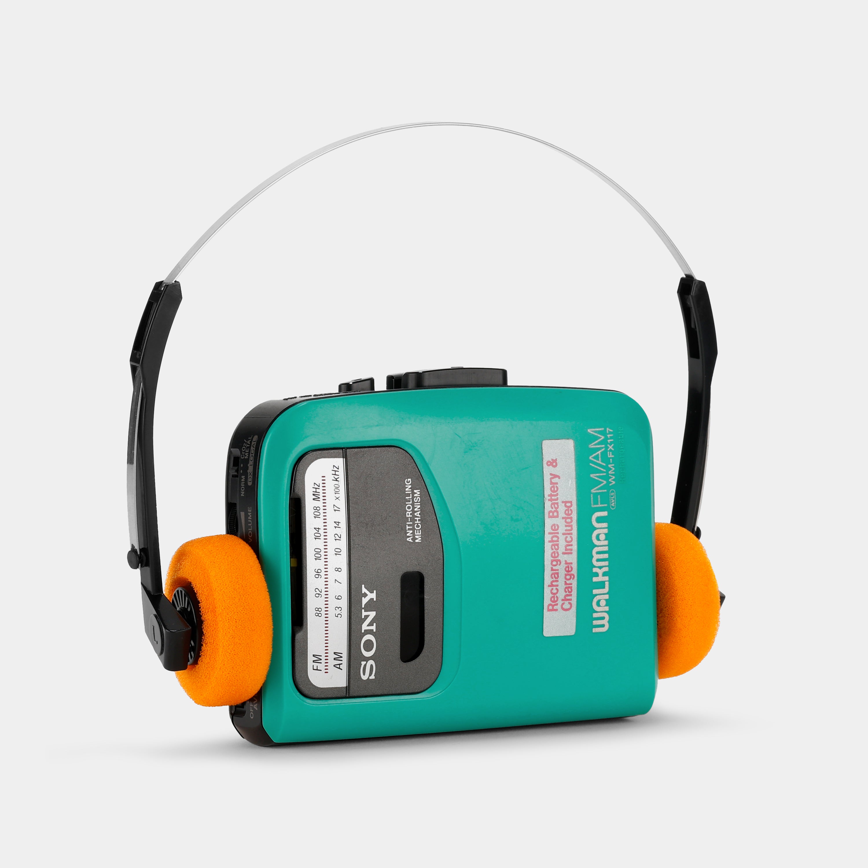 Sony Walkman WM-FX117 AM/FM Green Portable Cassette Player