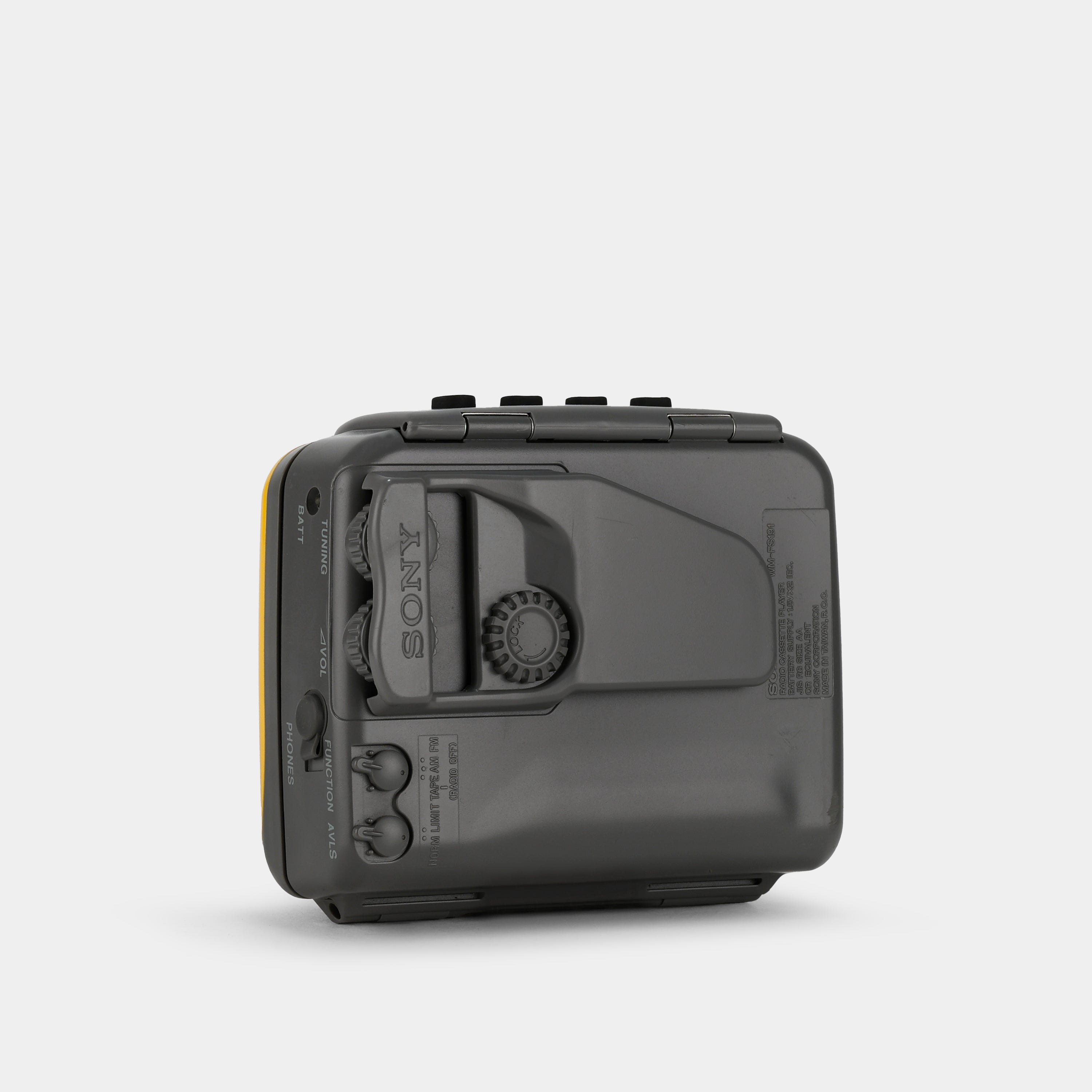 Sony Sports Walkman WM-FS191 Yellow AM/FM Portable Cassette Player