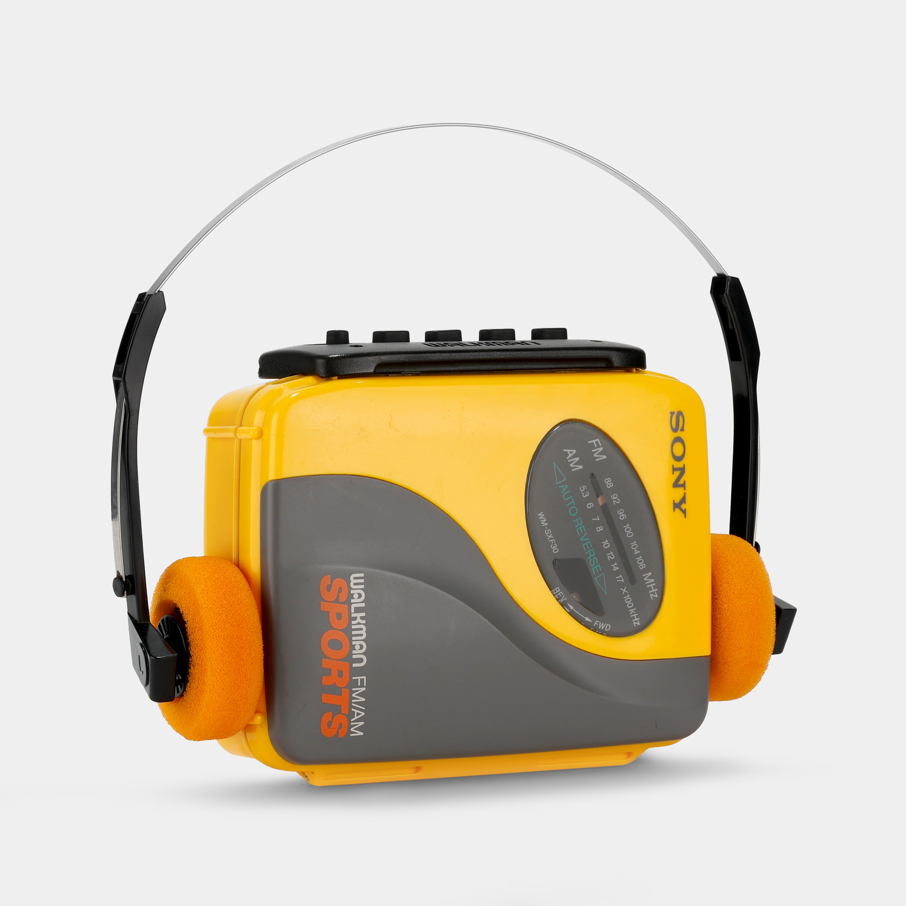 Sony Sports Walkman WM-SXF30/32 Yellow AM/FM Portable