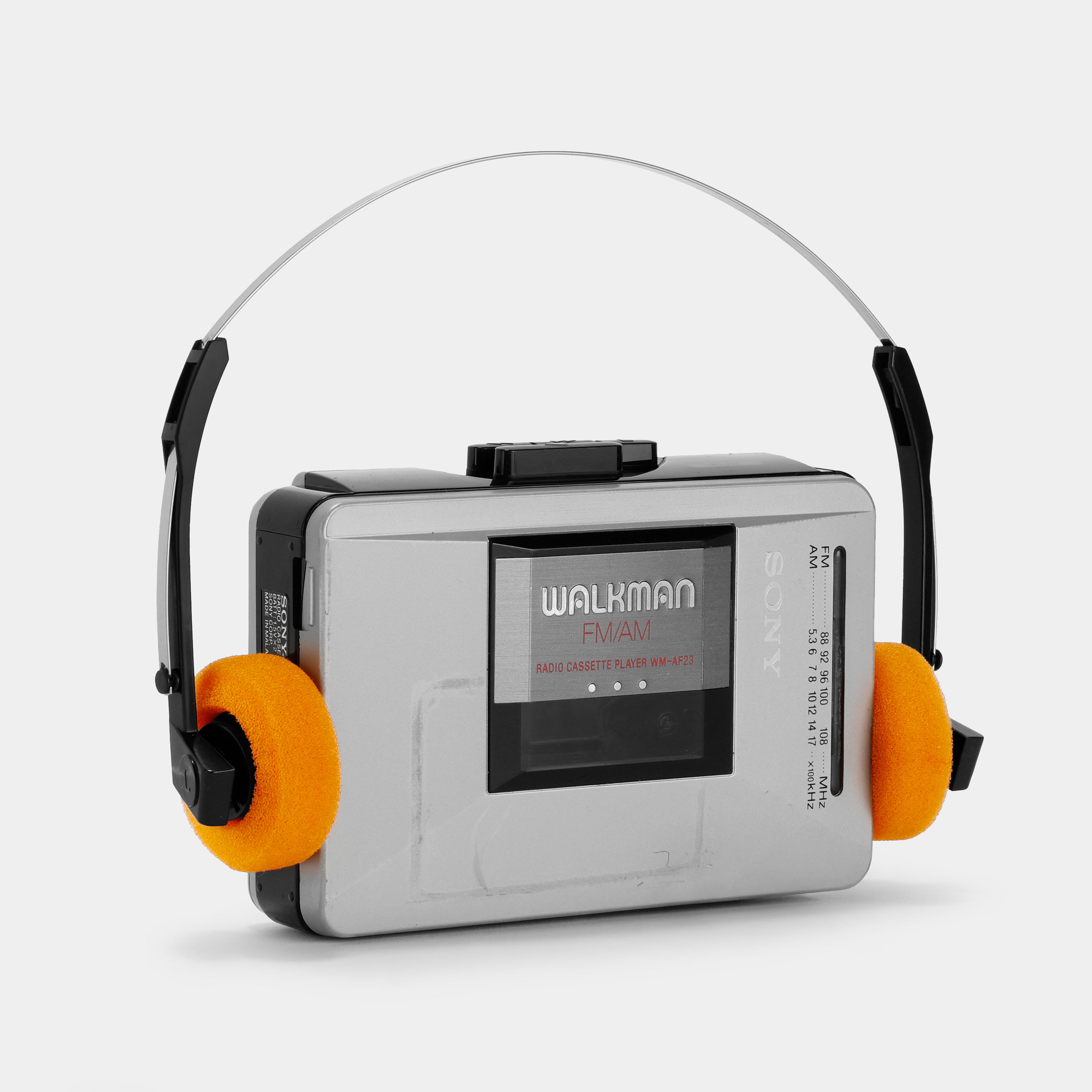 Sony Walkman WM-AF23/BF23 AM/FM Silver Portable Cassette Player