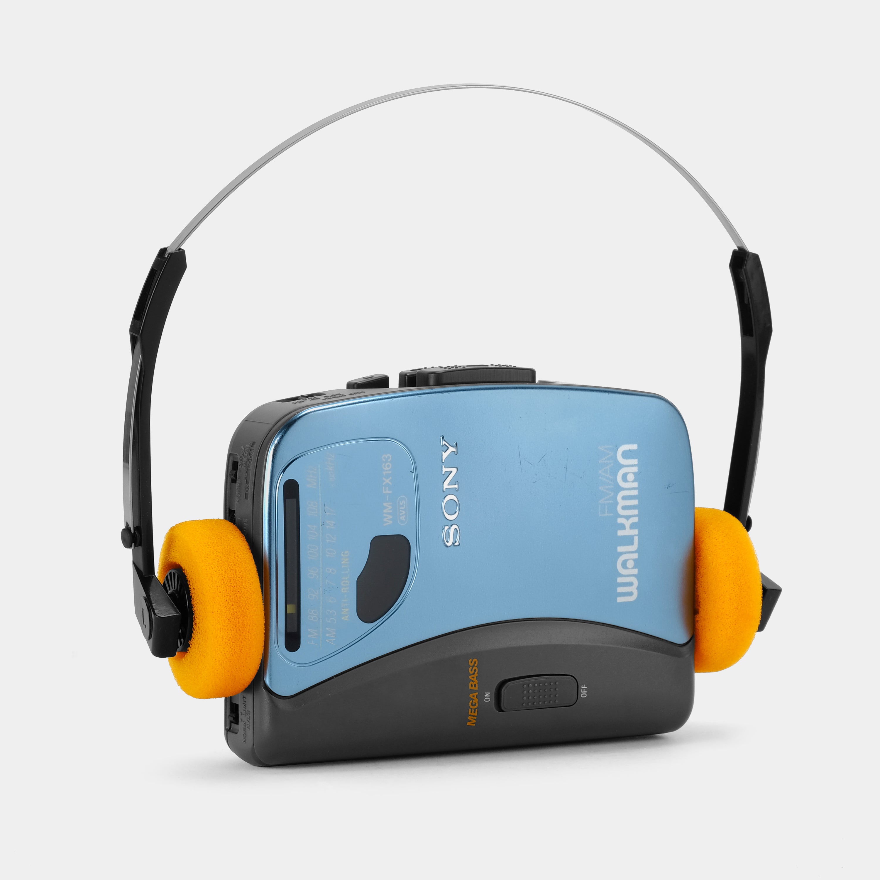 Sony Walkman WM-FX163 Blue Portable Cassette Player