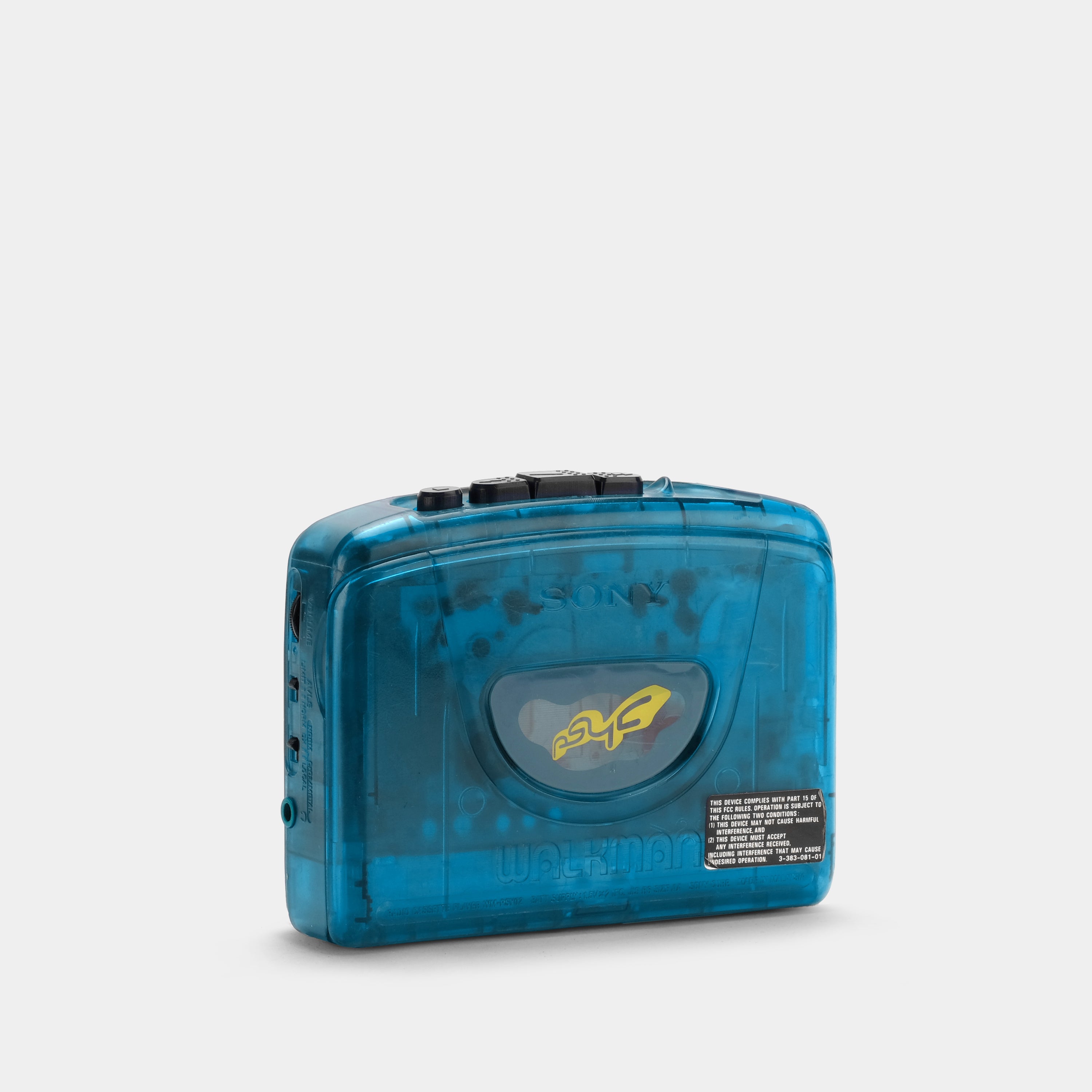 Sony Walkman Psyc WM-PSY02 Semi-Transparent Blue Portable Cassette Player