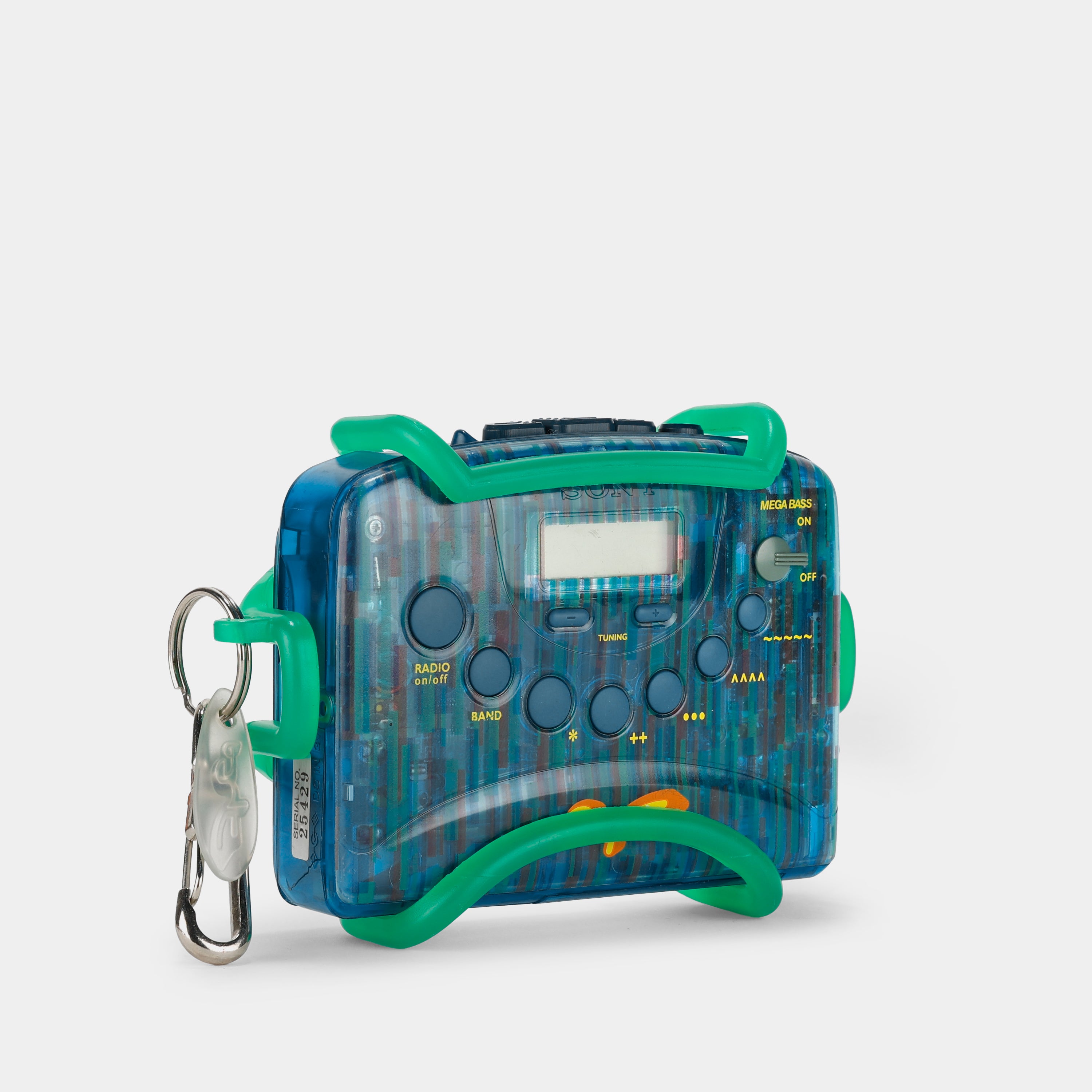 Sony Walkman Psyc WM-PSY02 Semi-Transparent Blue Portable Cassette Player