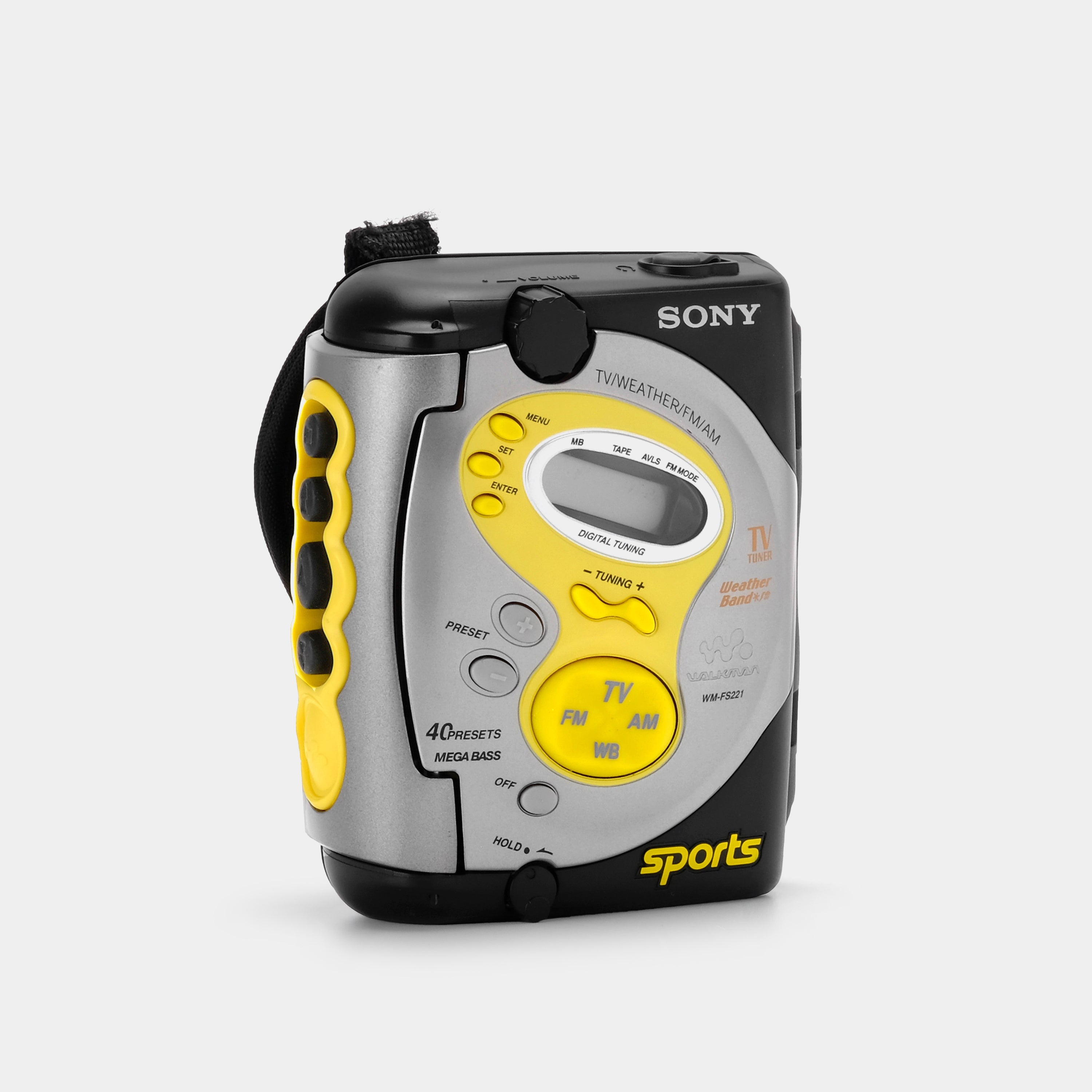 Sony Sports Walkman WM-FS221 AM/FM Portable Cassette Player