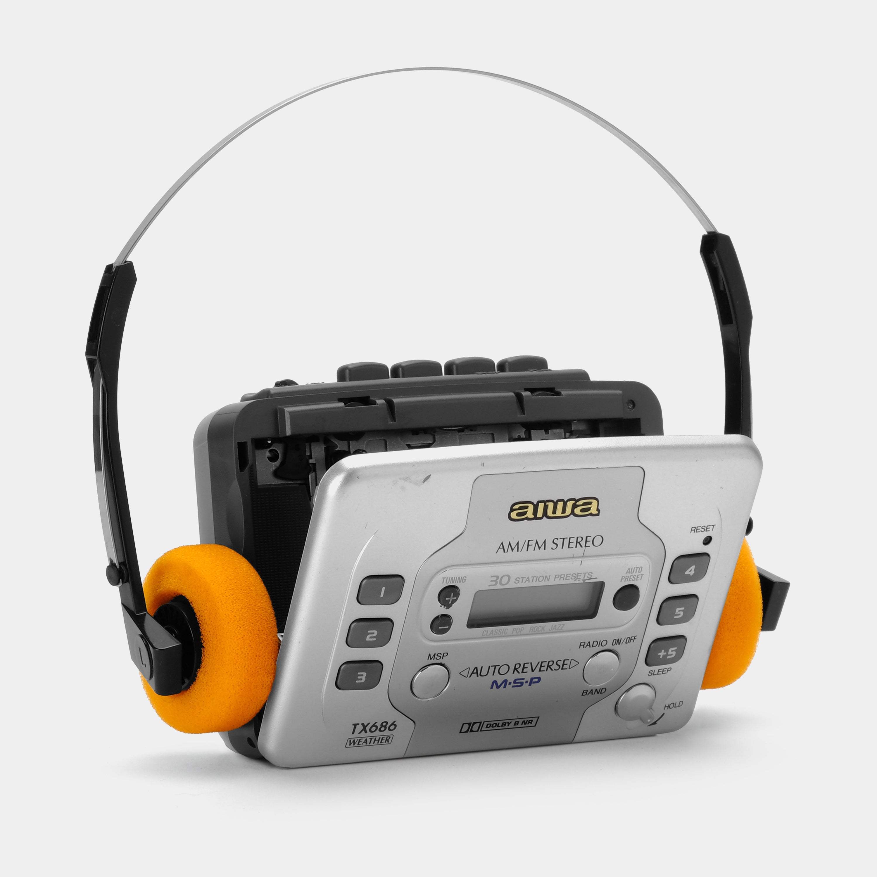 Aiwa HS-TX686 AM/FM Portable Cassette Player