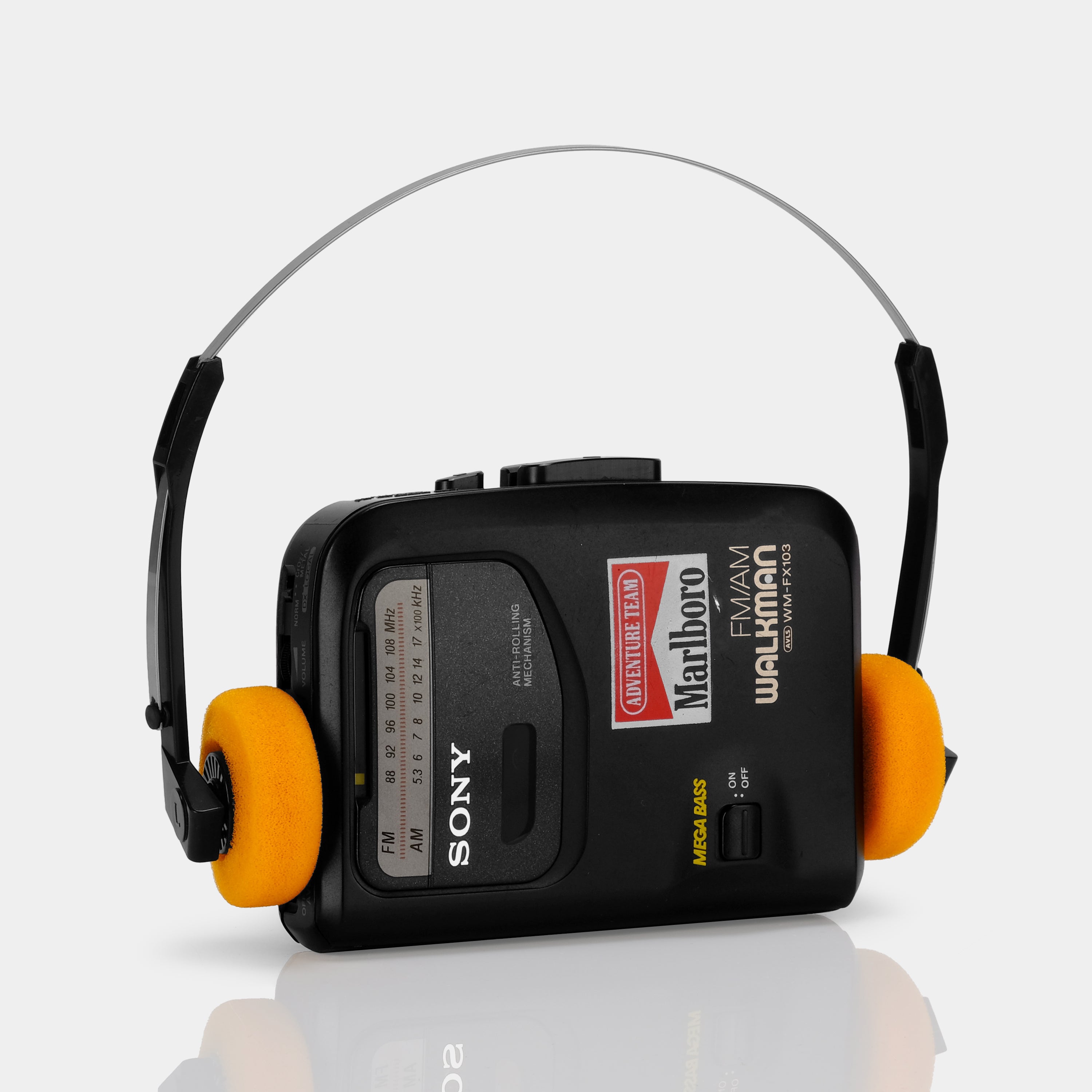 Sony Walkman WM-FX103 AM/FM Marlboro Portable Cassette Player