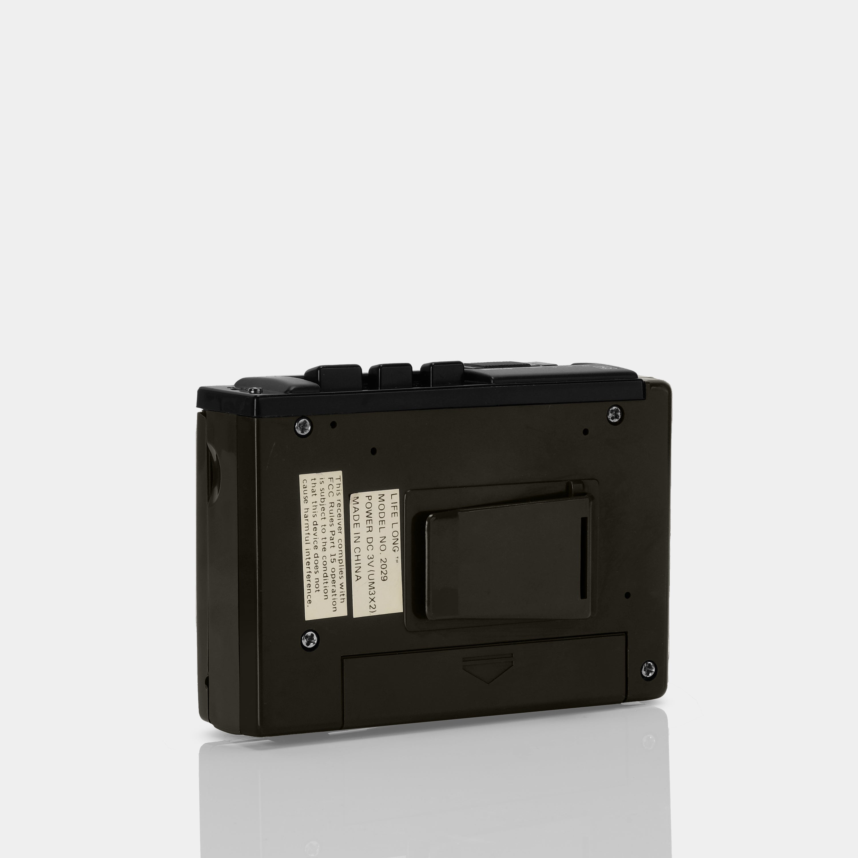 Life Long Model 2029 AM/FM Brown Stereo Cassette Player