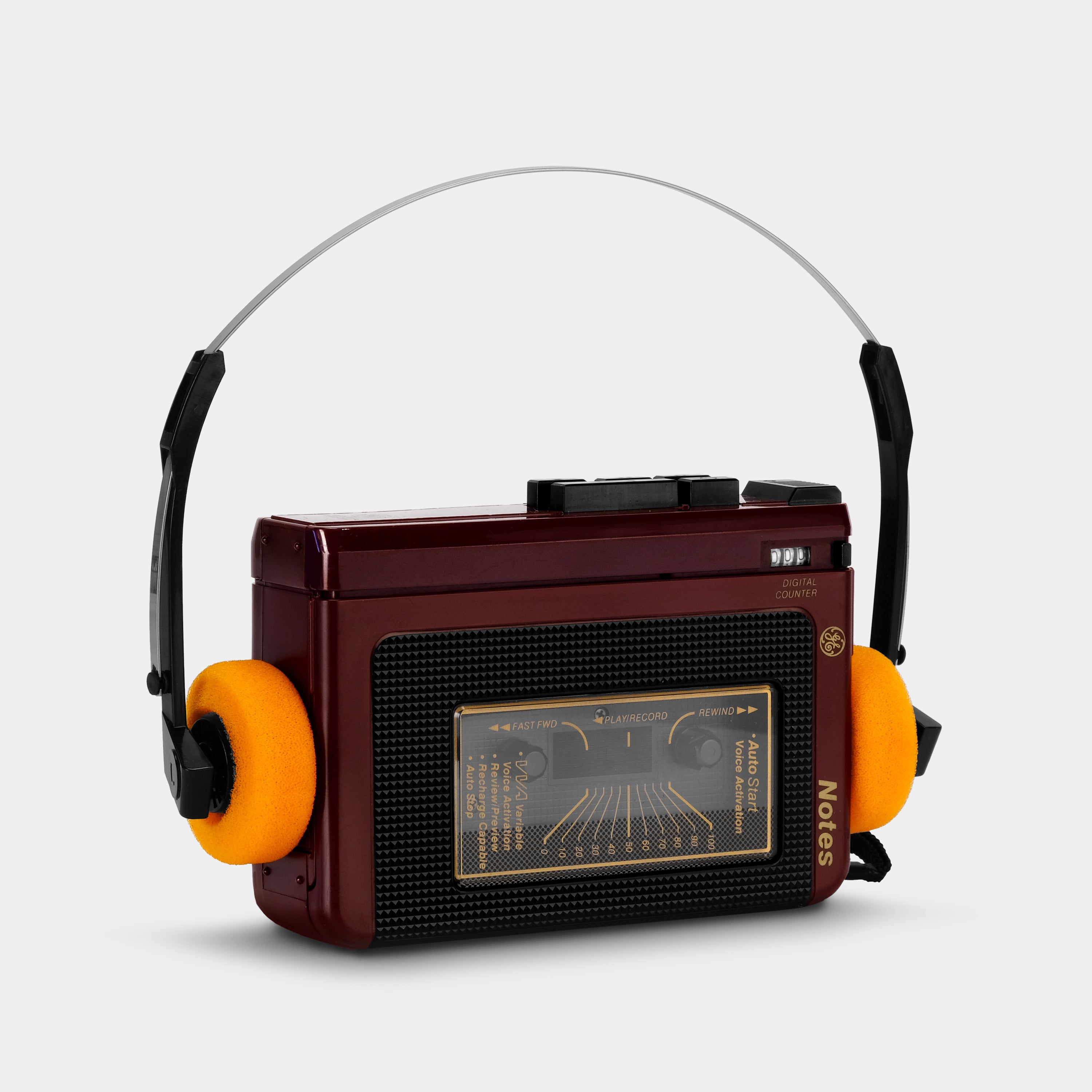 General Electric 3-5352A Portable Cassette Player/Recorder