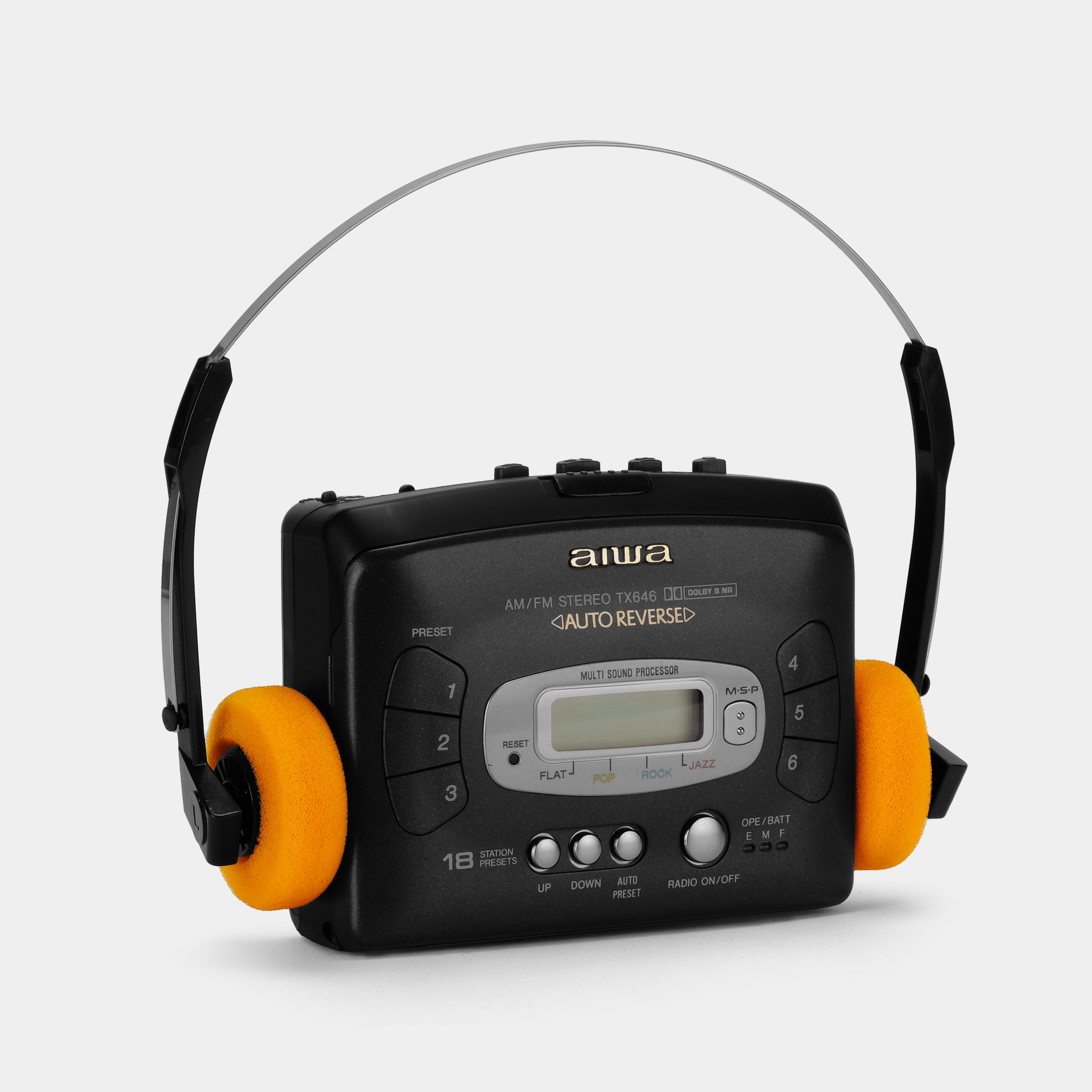 Aiwa TX646 AM/FM Portable Cassette Player