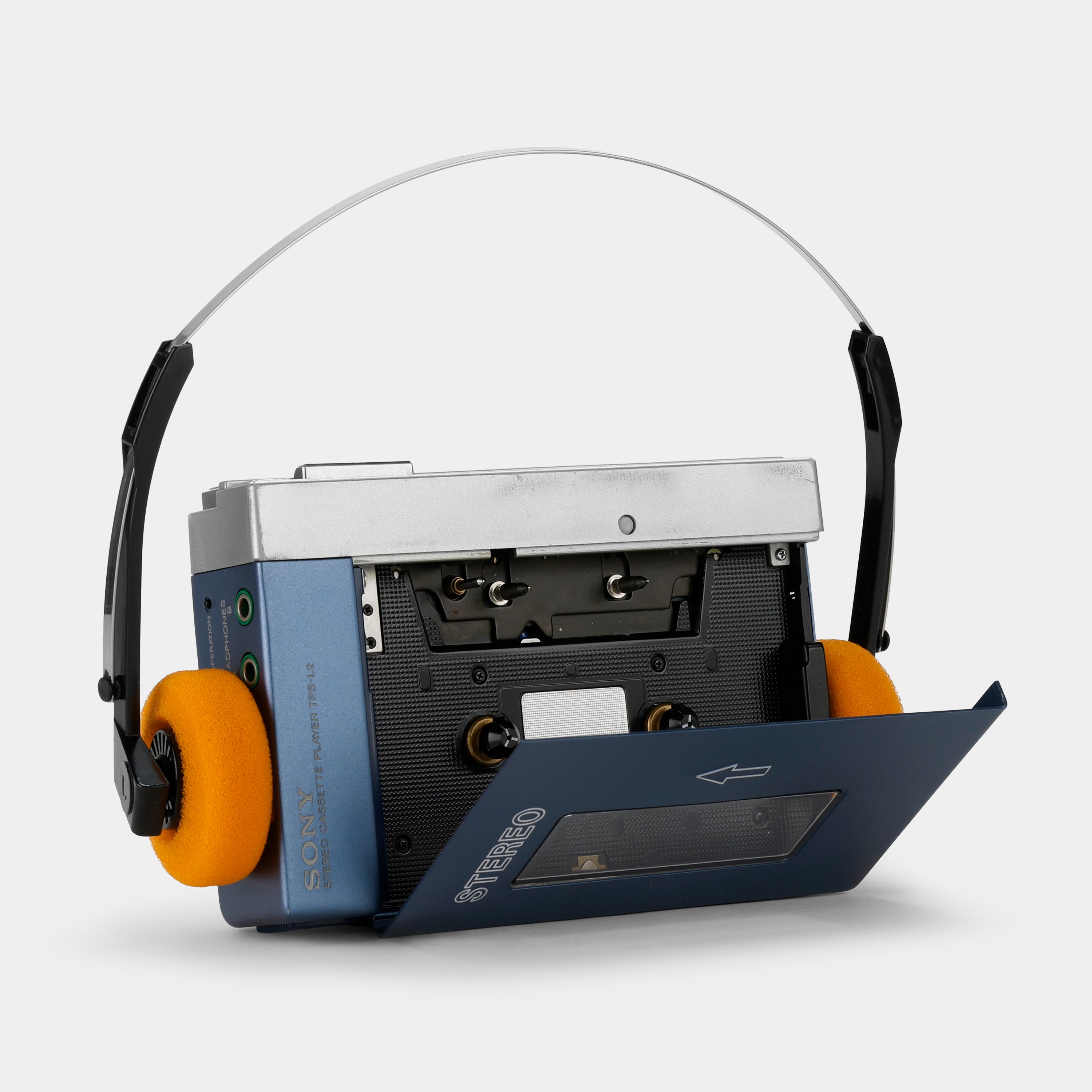 Sony Walkman TPS-L2 Portable Cassette Player (First Generation) With Brown Case