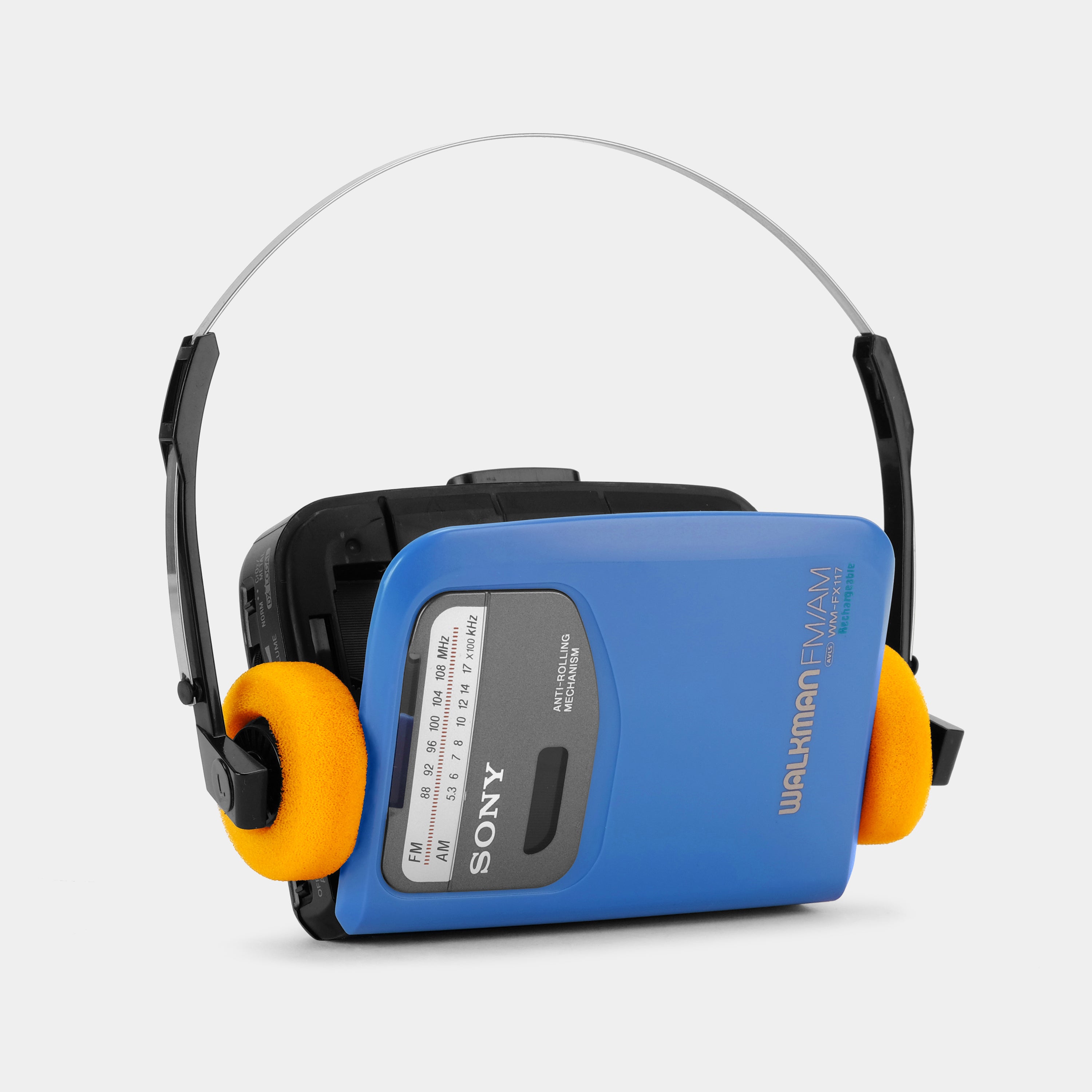 Sony Walkman WM-FX117 AM/FM Blue Portable Cassette Player