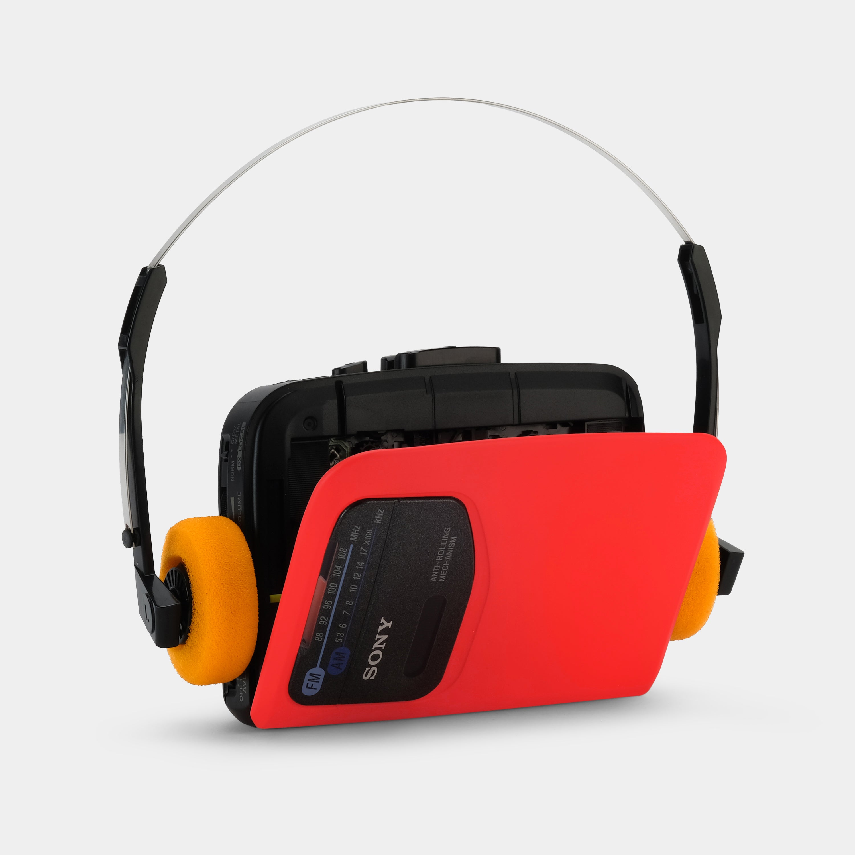 Sony Walkman WM-FX101 AM/FM Red Portable Cassette Player