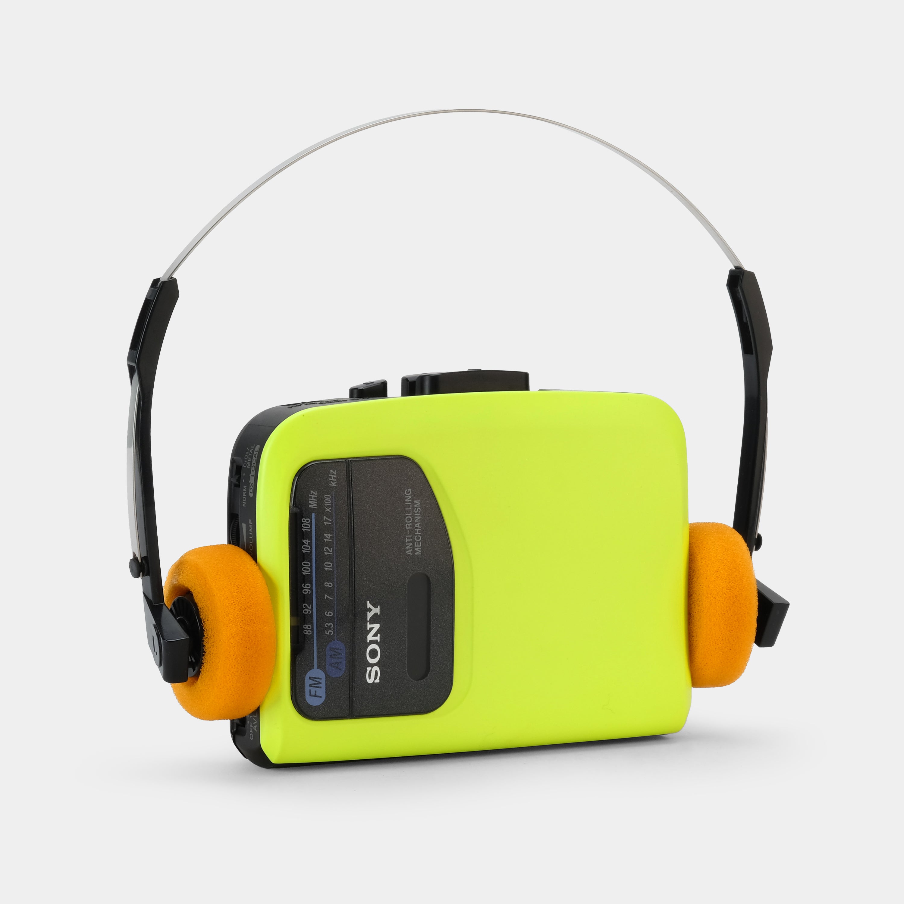 Sony Walkman WM-FX101 AM/FM Neon Yellow Portable Cassette Player