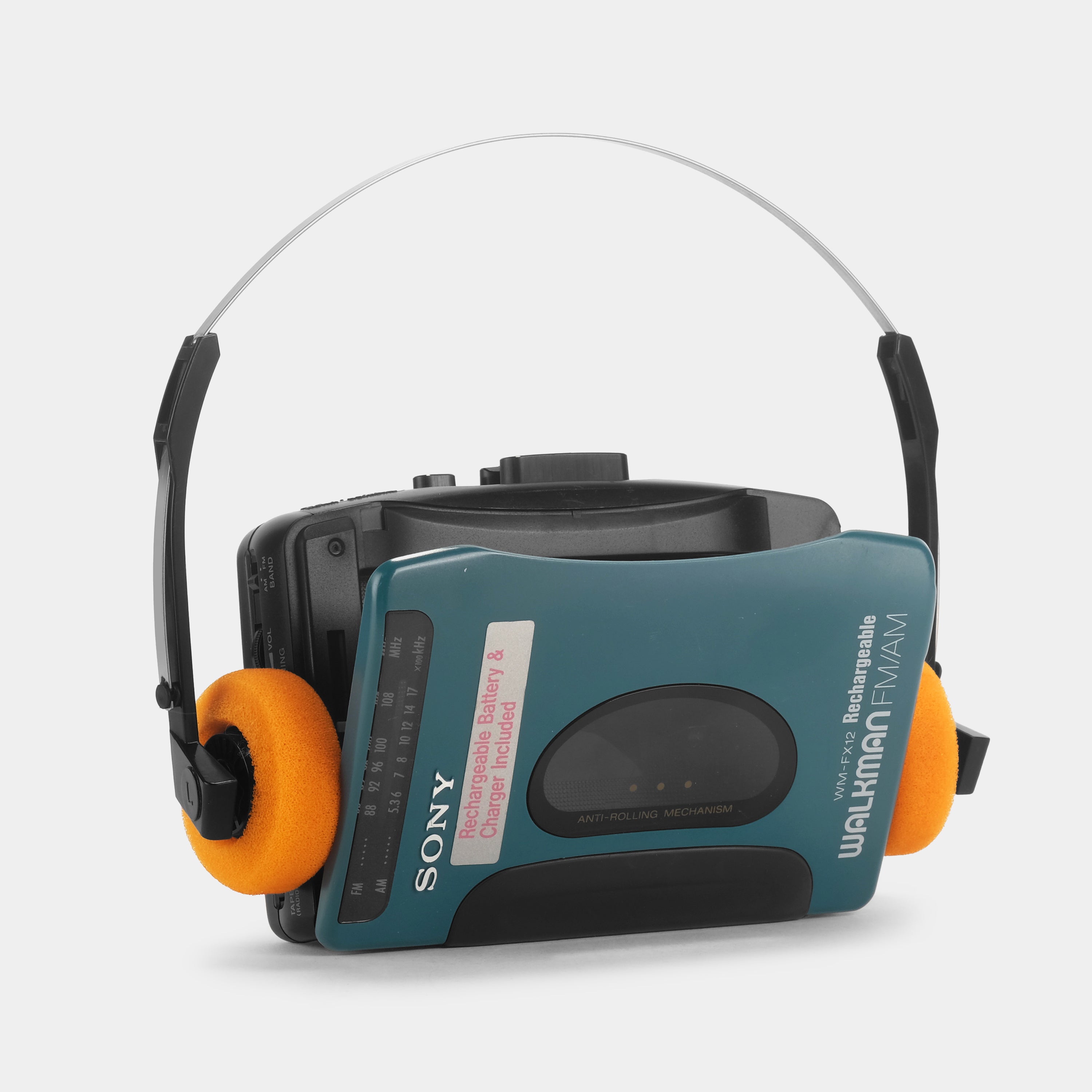 Sony Walkman WM-FX12 AM/FM Teal Portable Cassette Player