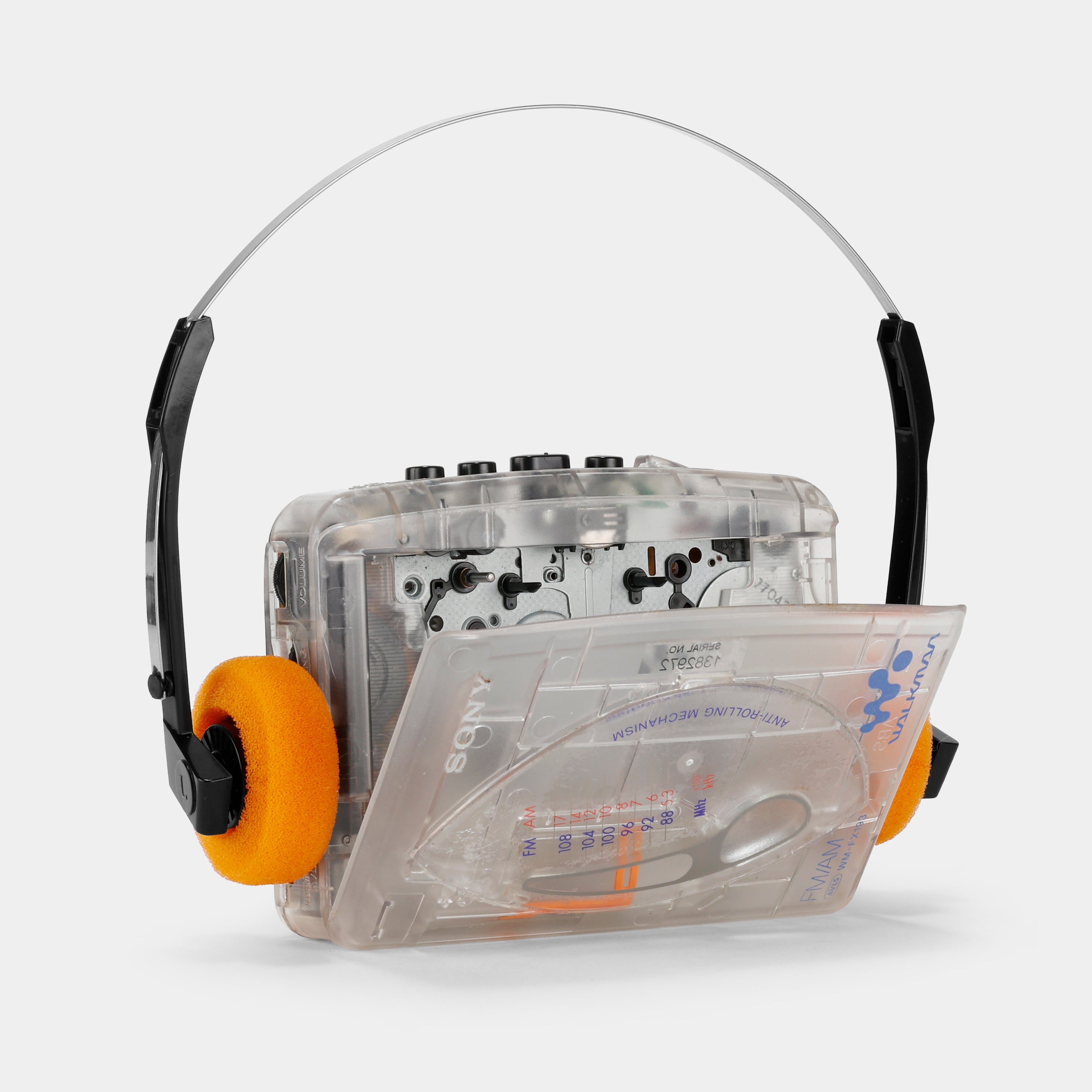 Sony WM-FX193FP Clear AM/FM Portable Cassette Player