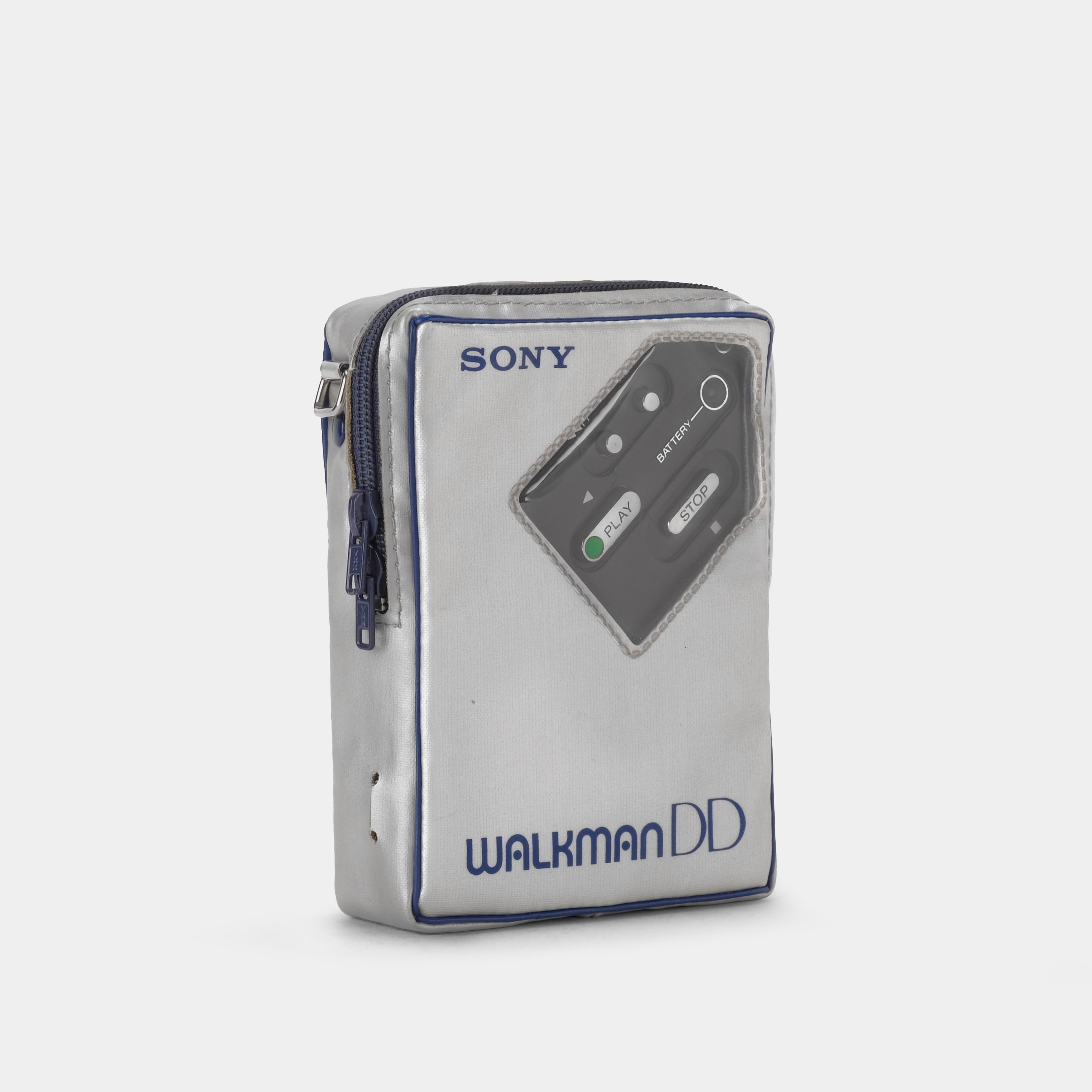 Sony Walkman WM-DD Black Portable Cassette Player and Case