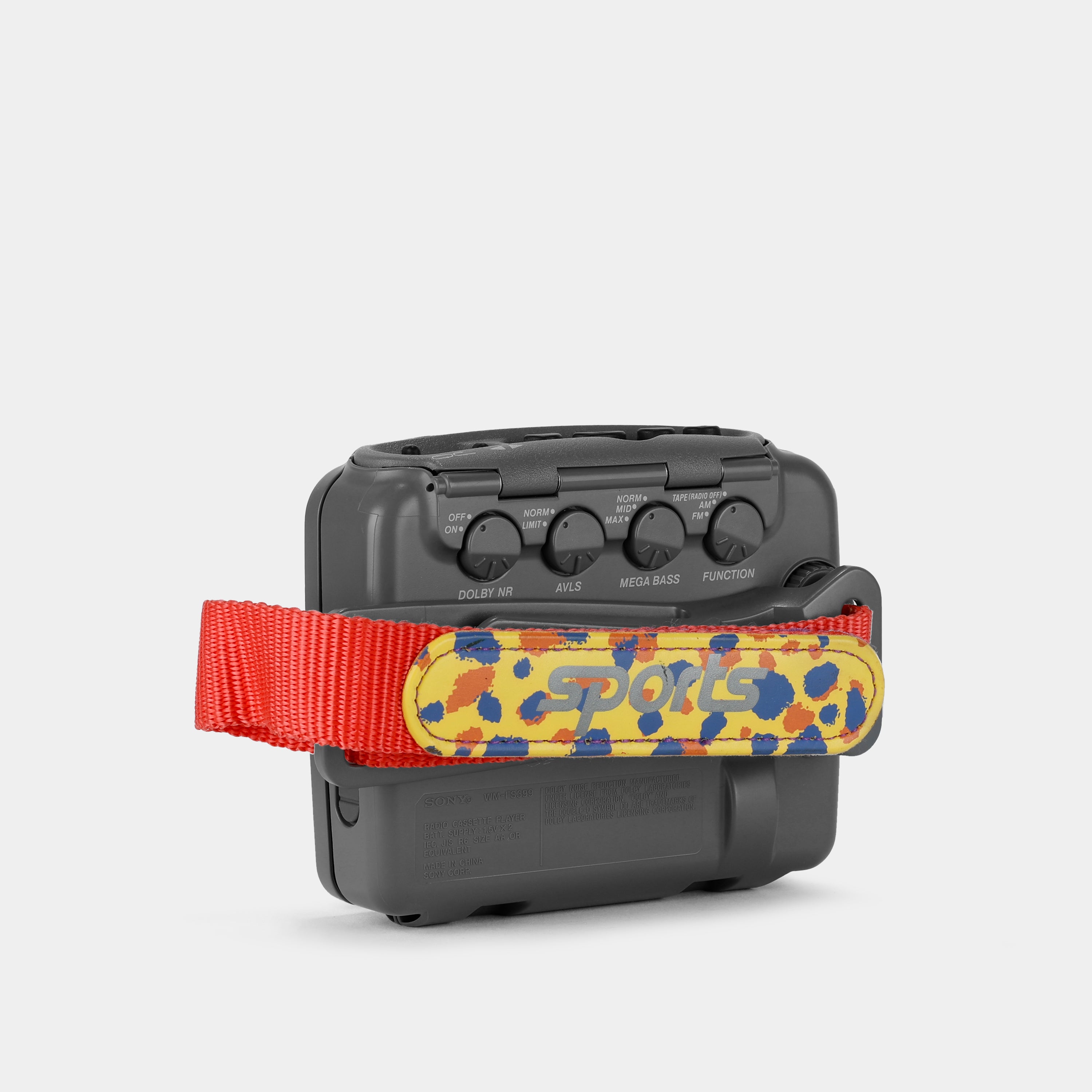 Sony Sports Walkman WM-FS399 AM/FM White Portable Cassette Player