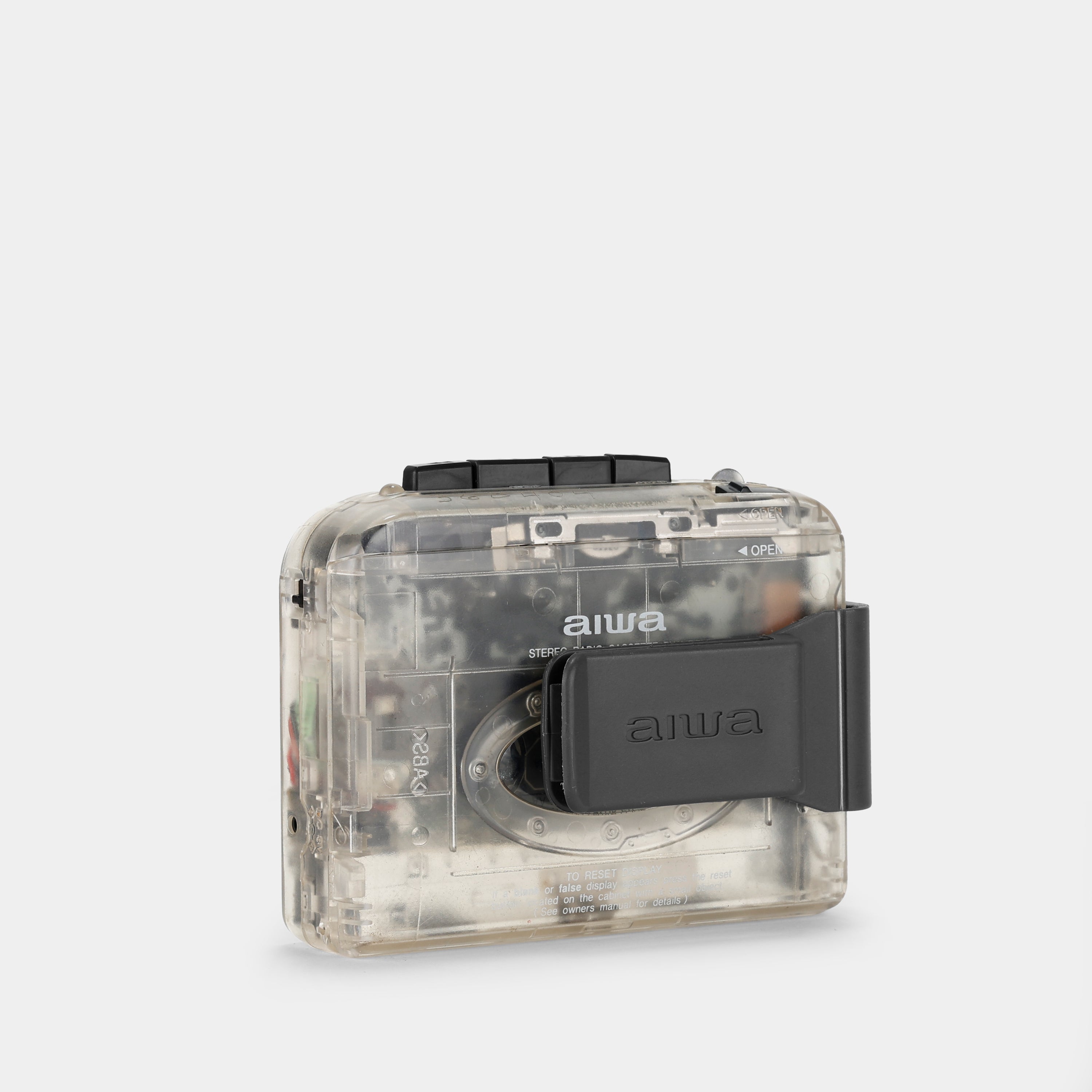 Aiwa TX491 Clear Portable Cassette Player