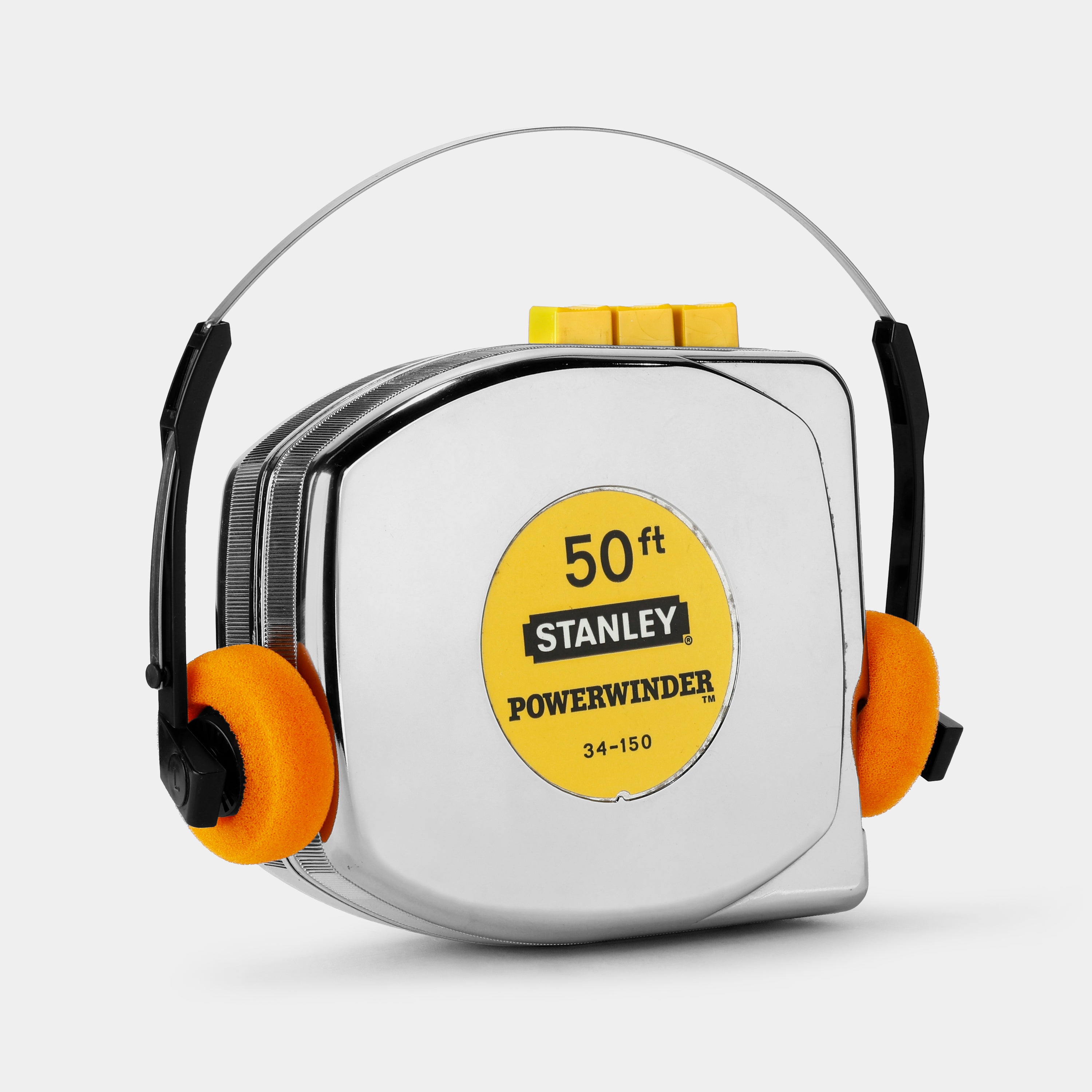 Stanley Powerwinder Tape Measure Cassette Player