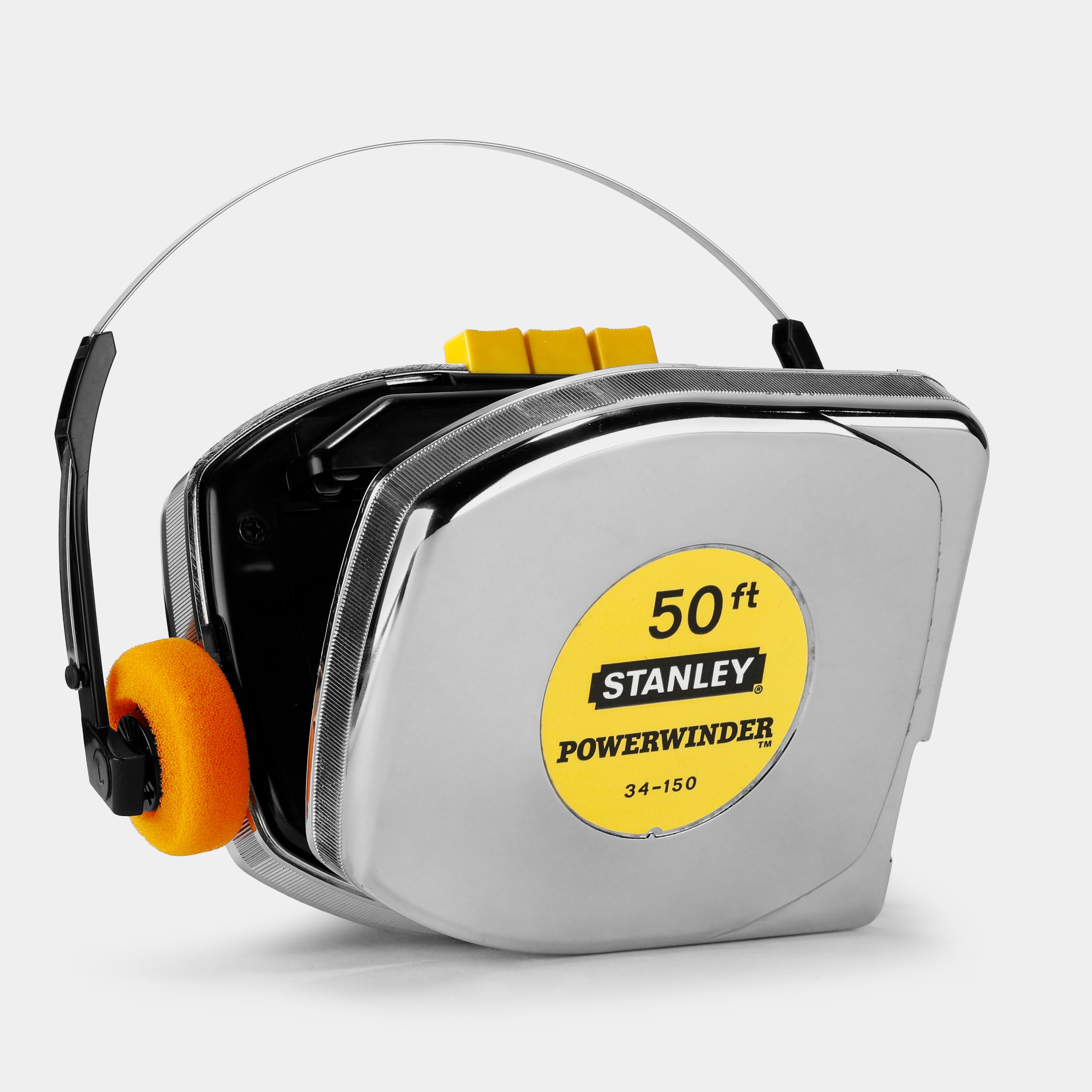 Stanley Powerwinder Tape Measure Cassette Player