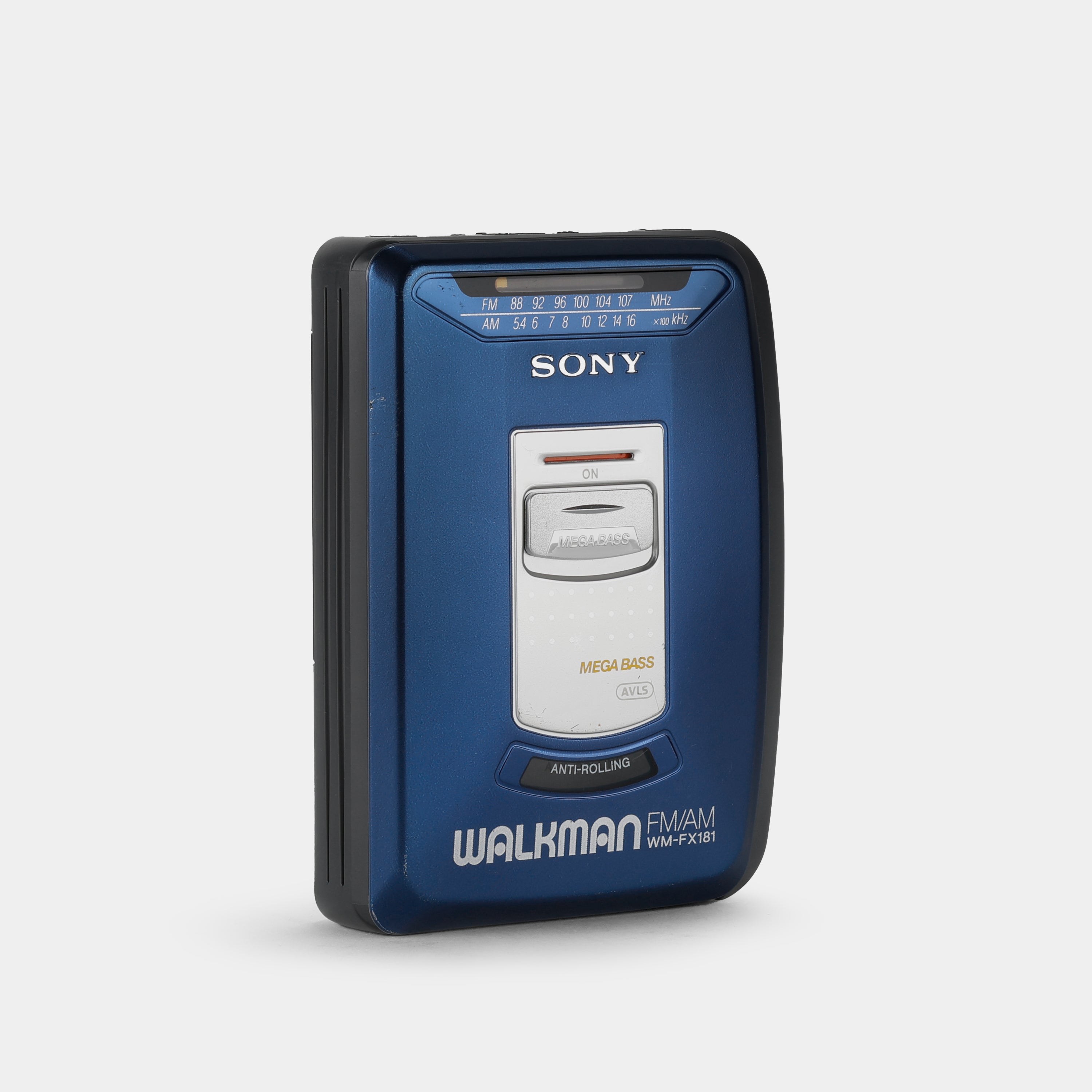 Sony Walkman WM-FX177 AM/FM Blue Portable Cassette Player