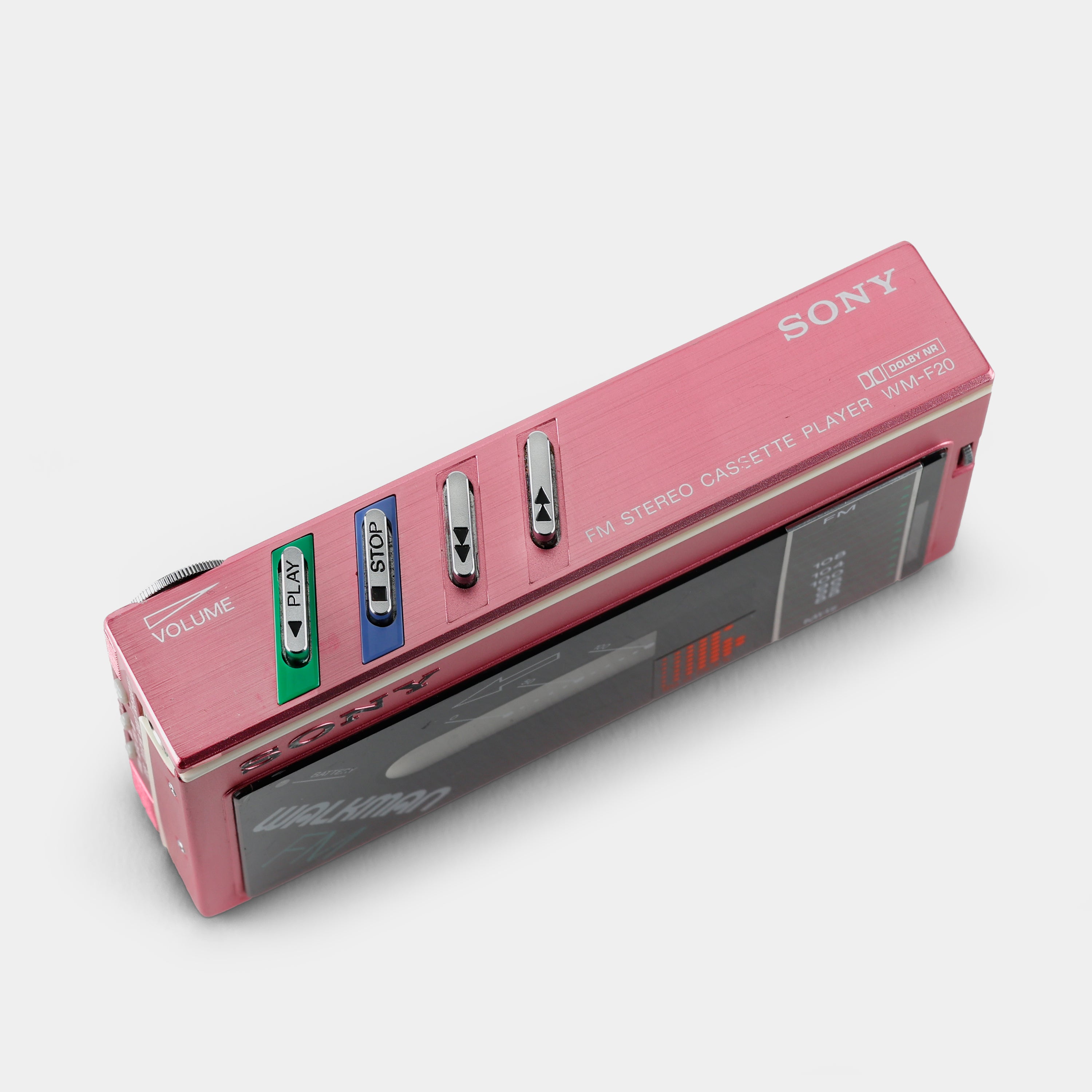 Sony WM-F20 Pink FM Portable Cassette Player
